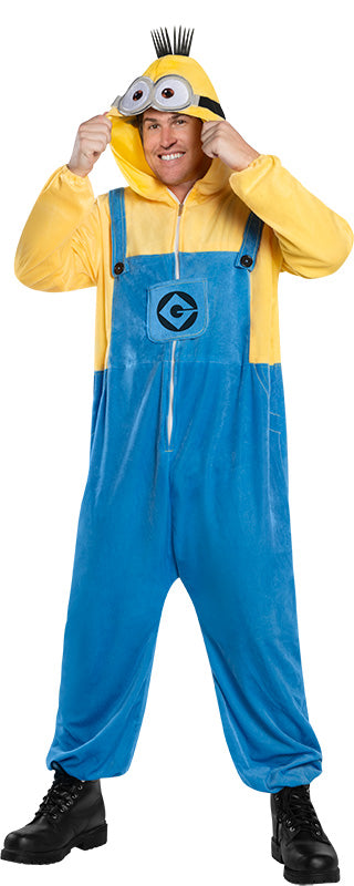 Minions Hooded Jumpsuit Costume for Adults