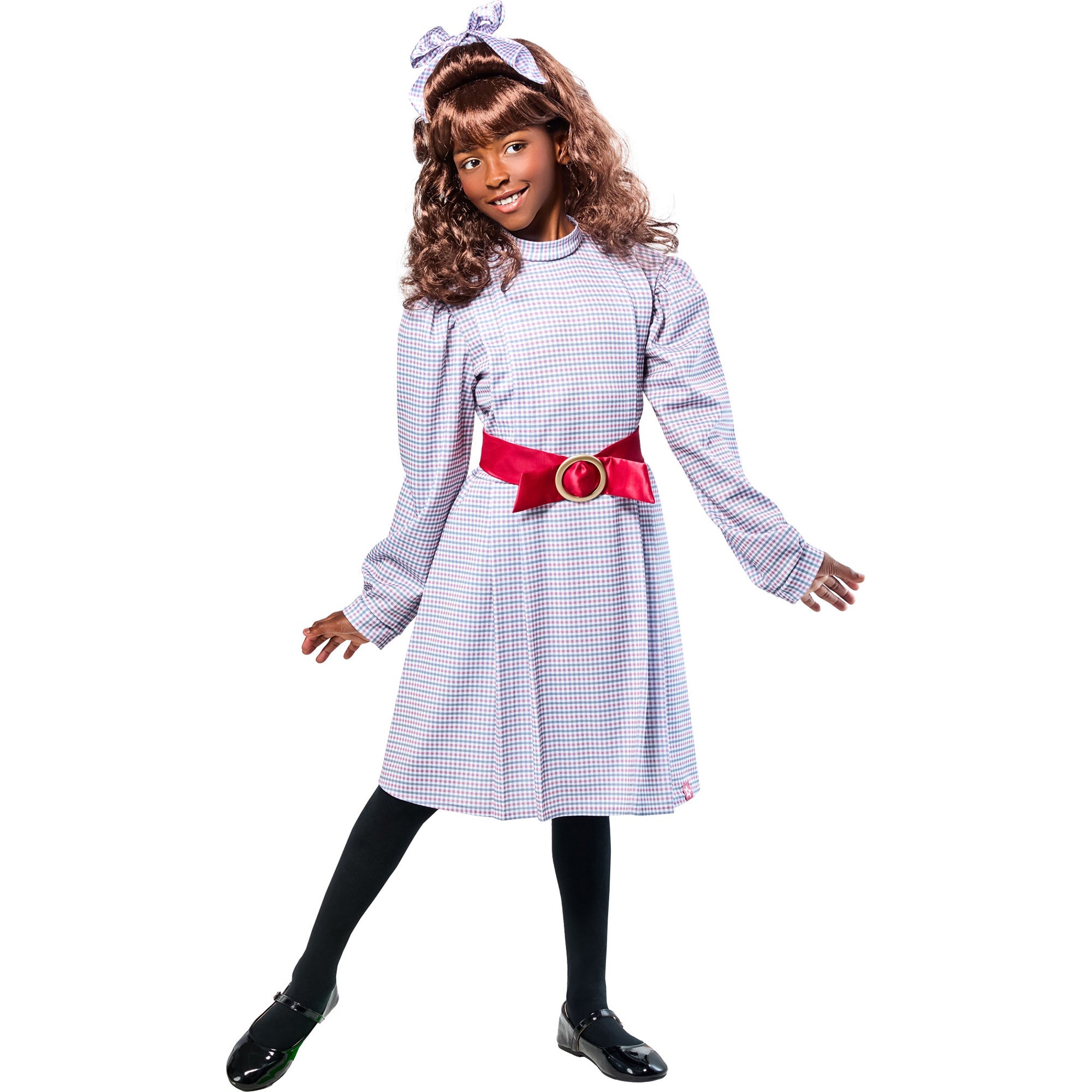 American Girl Samantha Parkington Plaid Dress Costume