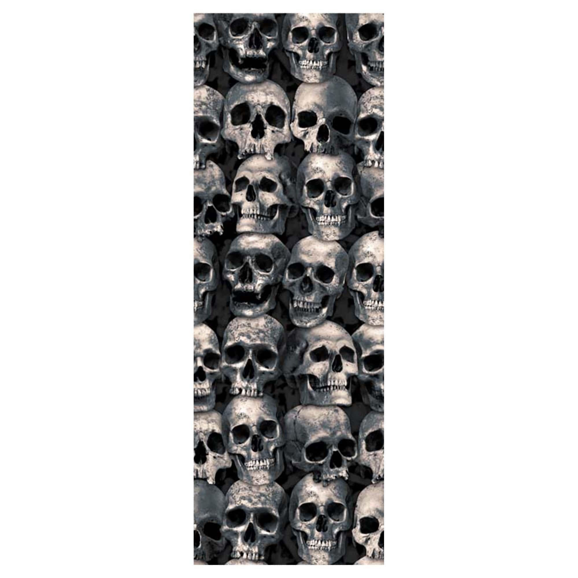 20 Foot Skull Wall Backdrop Decoration