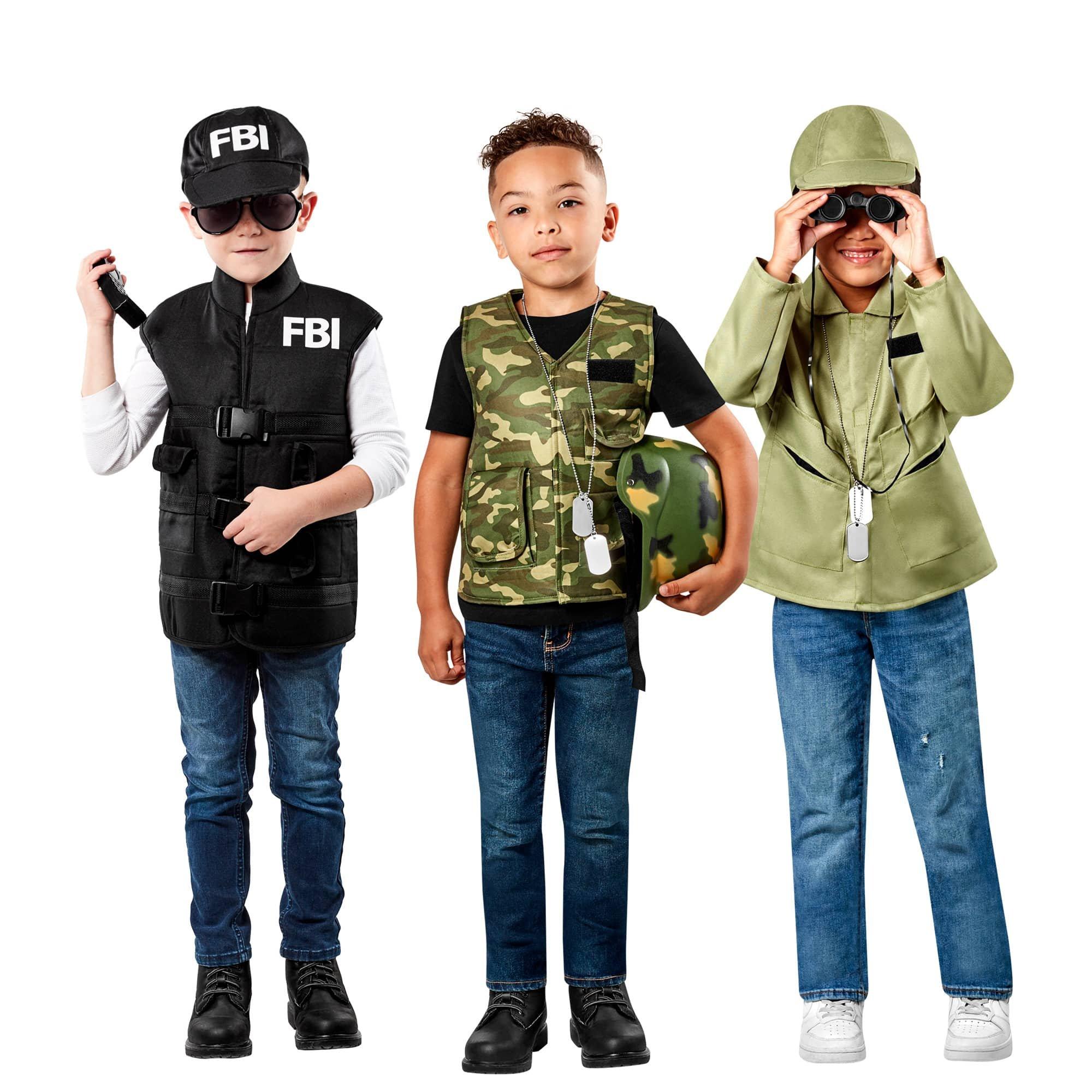 Kids' Tactical Hero Trunk Dress Up Set