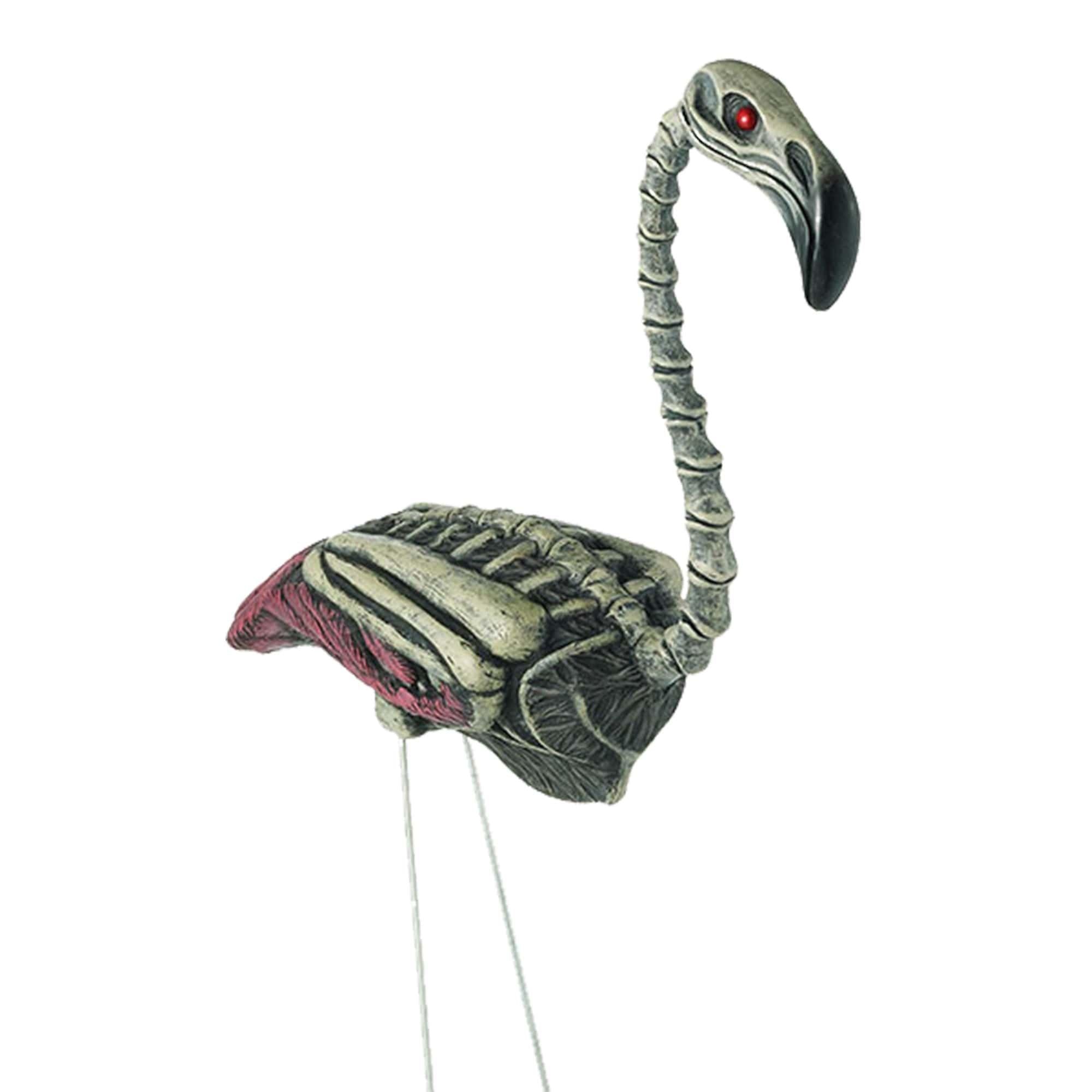 18-inch Zombie Skeleton Flamingo Lawn Decoration