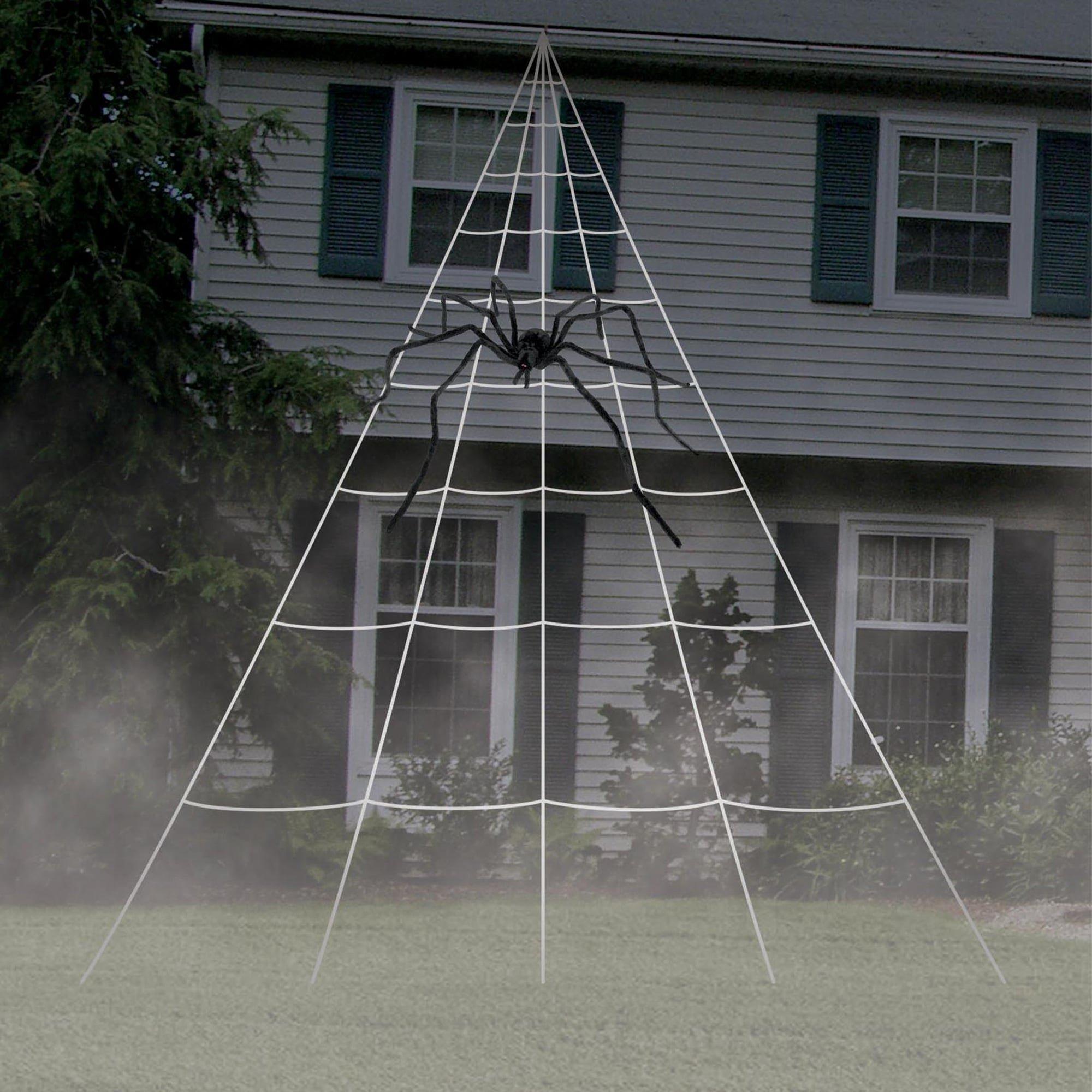 23 Foot Giant Spider Web Decoration