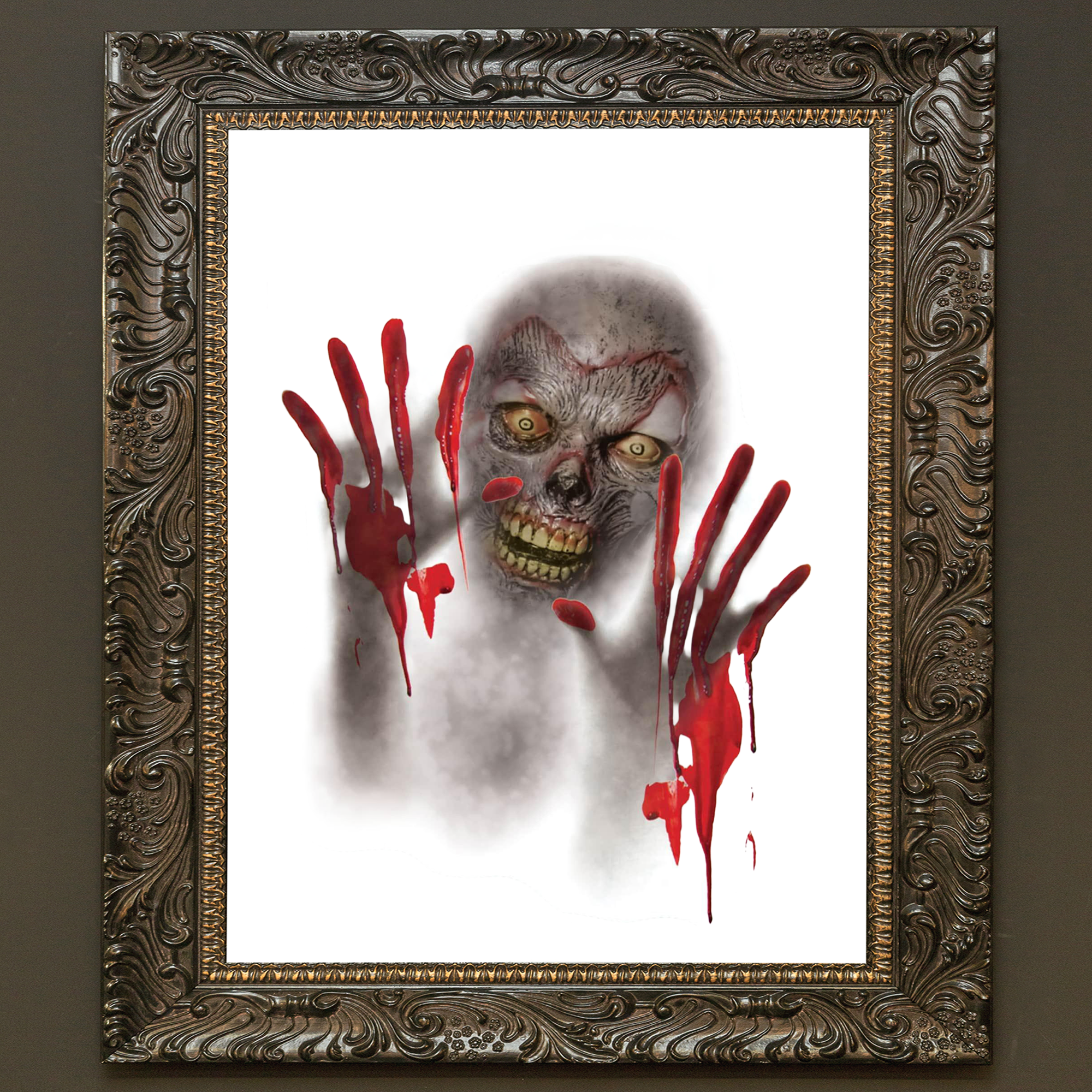 14-inch Bloody Zombie Removable Window and Mirror Decoration
