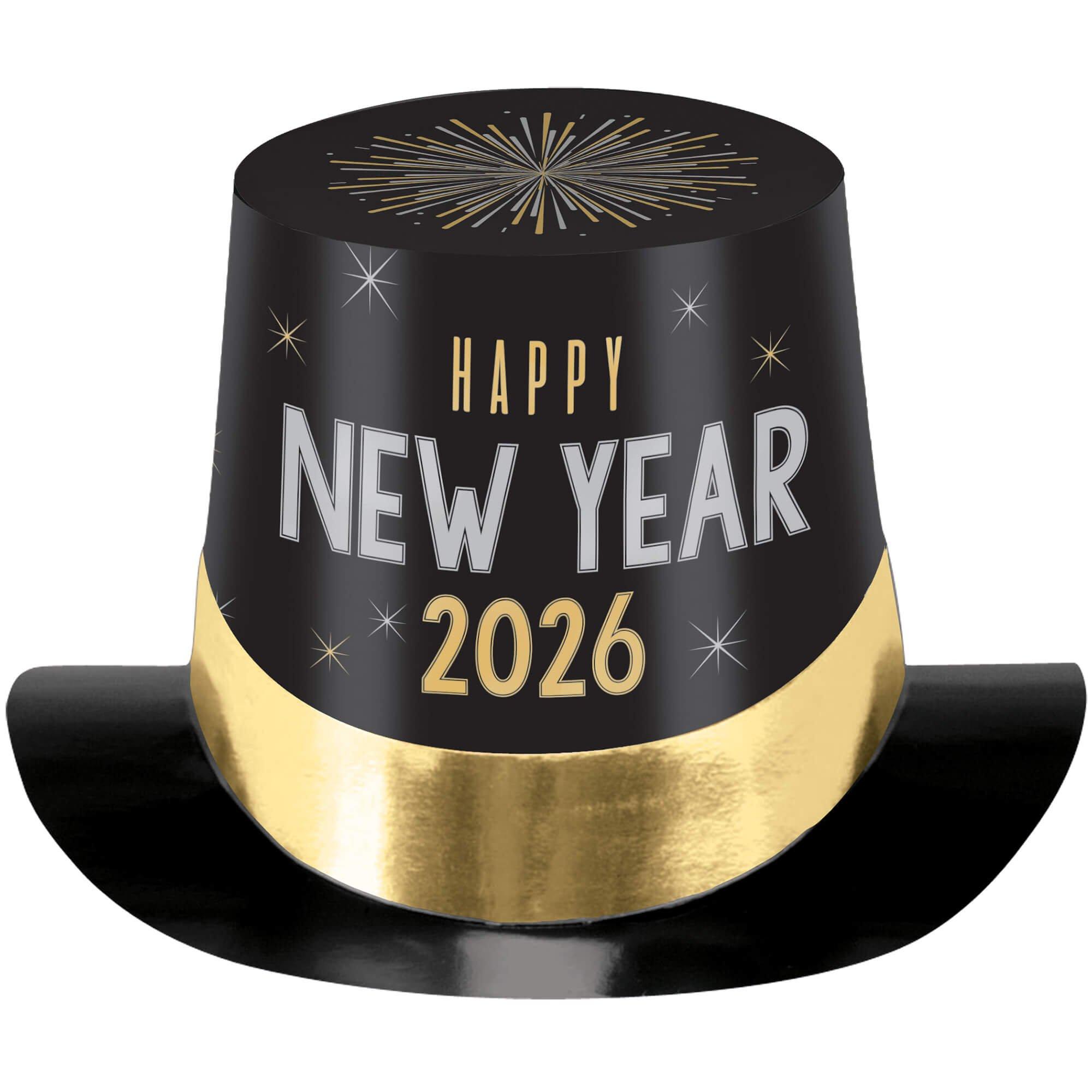 Cheers to the New Year 2026 NYE Top Hat
