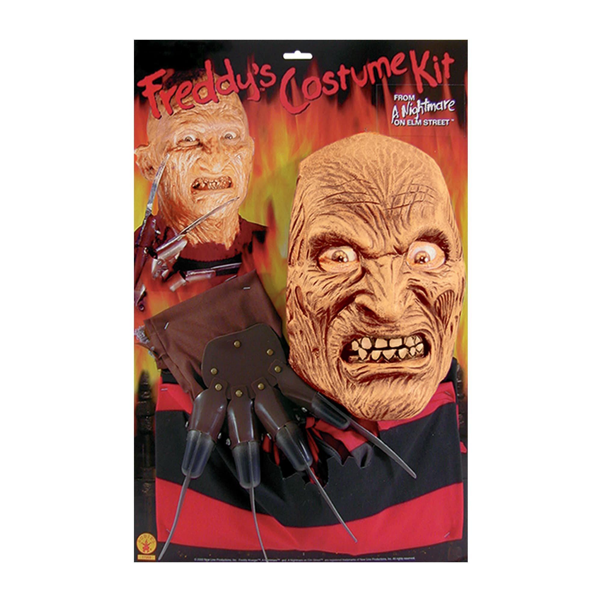 Men's A Nightmare on Elm Street Freddy Krueger Shirt, Mask and Glove Set
