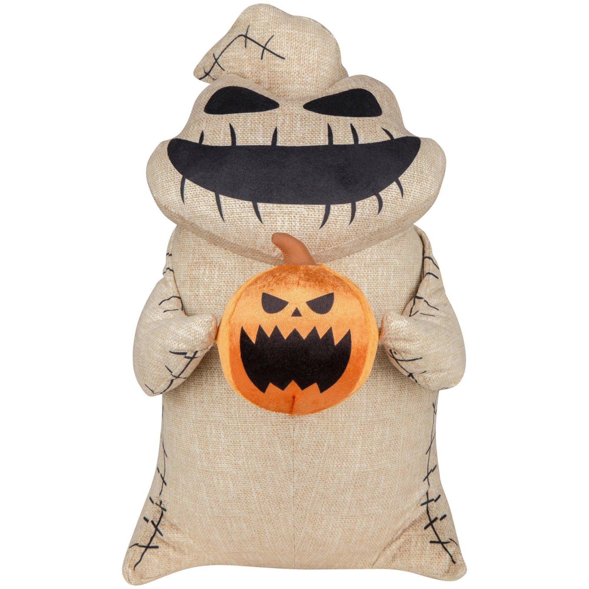 18-inch The Nightmare Before Christmas Oogie Boogie Holding Pumpkin Plush Front Door Greeter