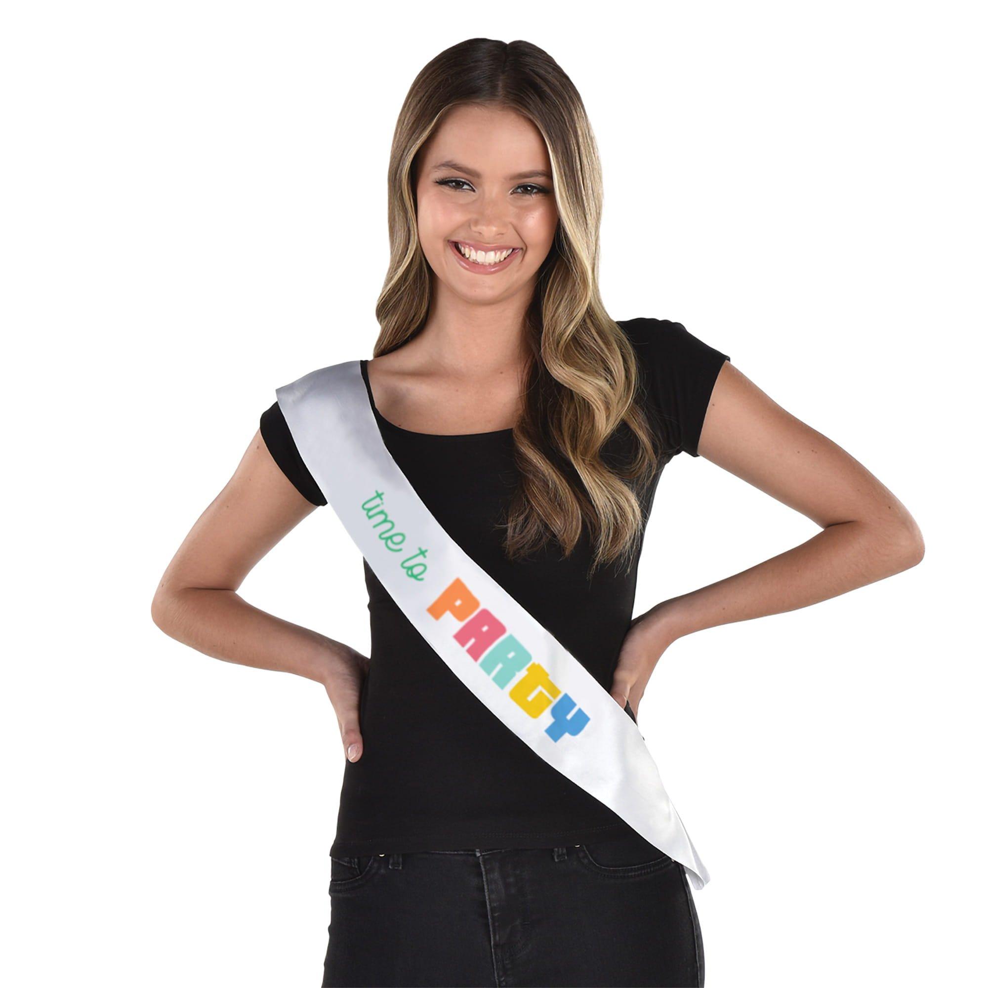 Colorful Collage Sash