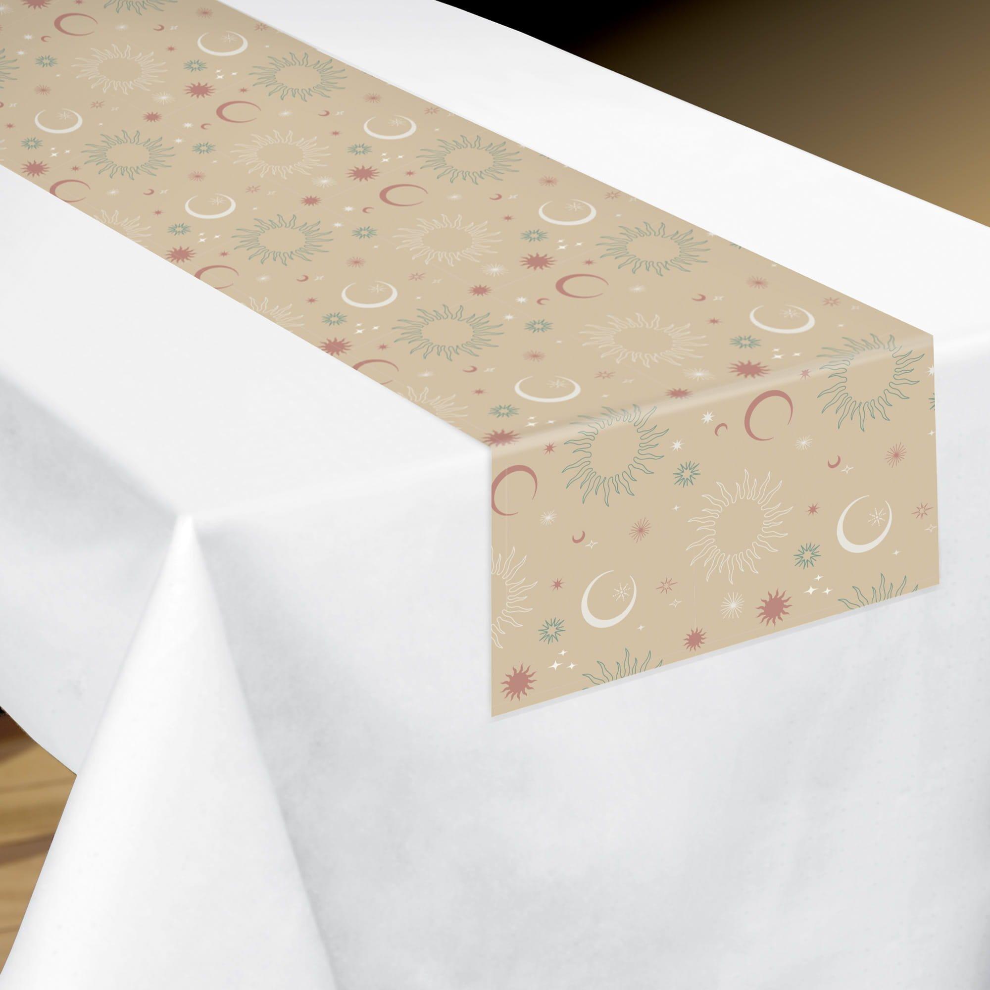 Mystical Astrology Table Runner, 14in x 72in