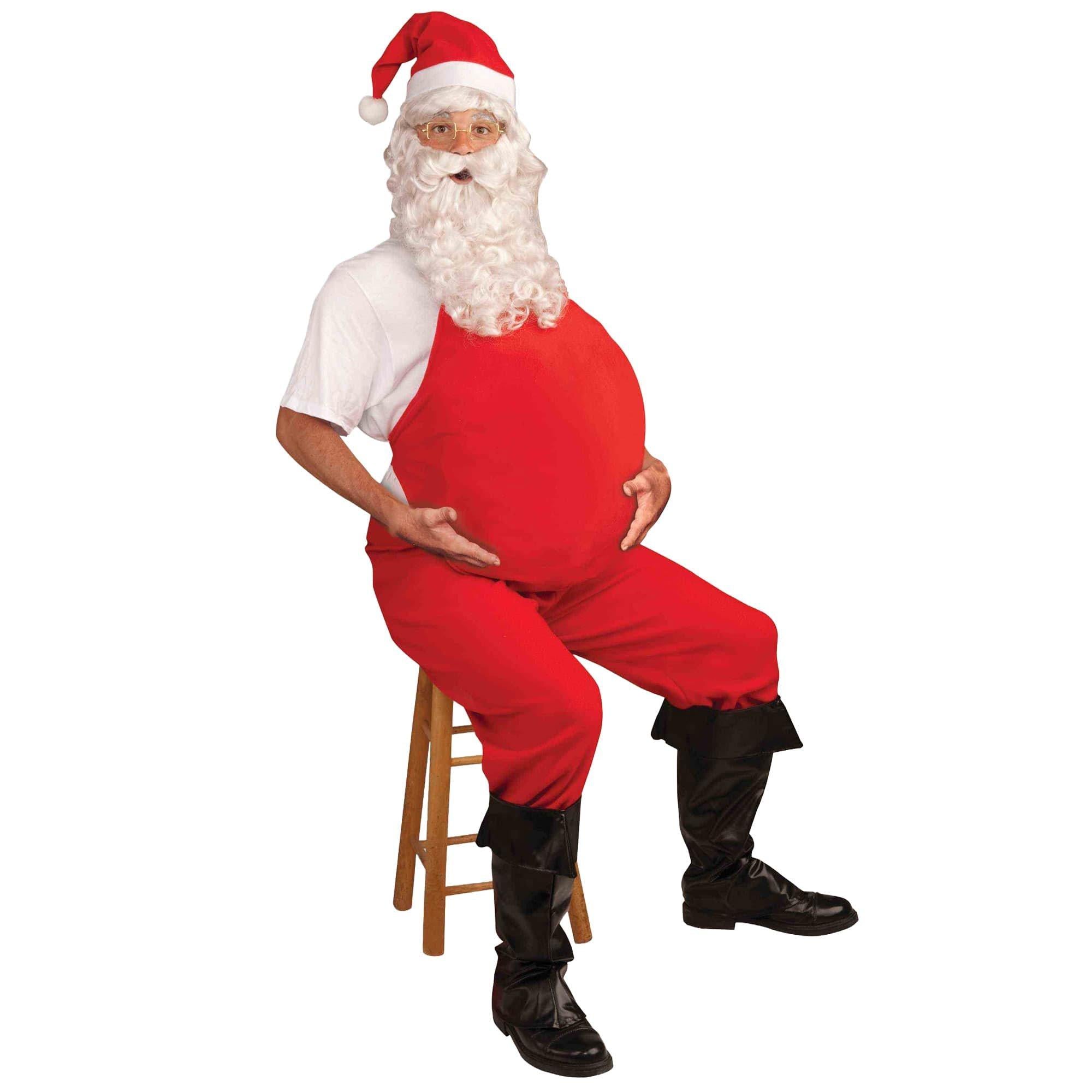 Adult Stuffed Santa Belly