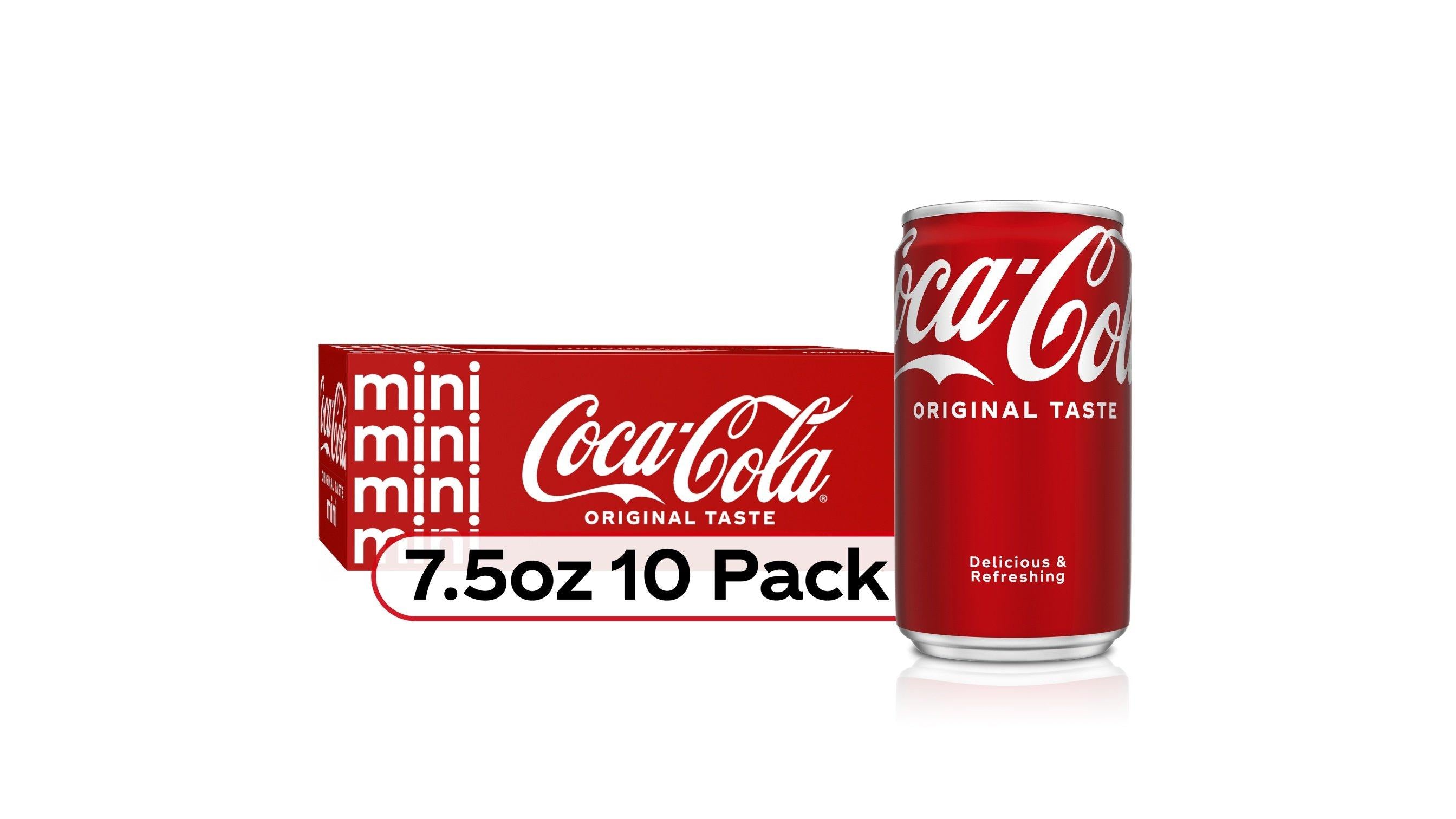 Coca-Cola Mini Cans (7.5 oz x 10 ct)