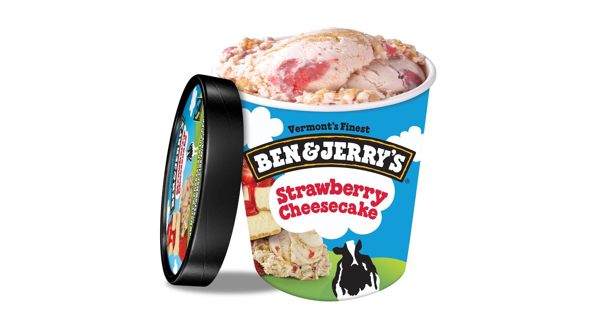 Ben & Jerry's Ice Cream Strawberry Cheesecake (1 pt)