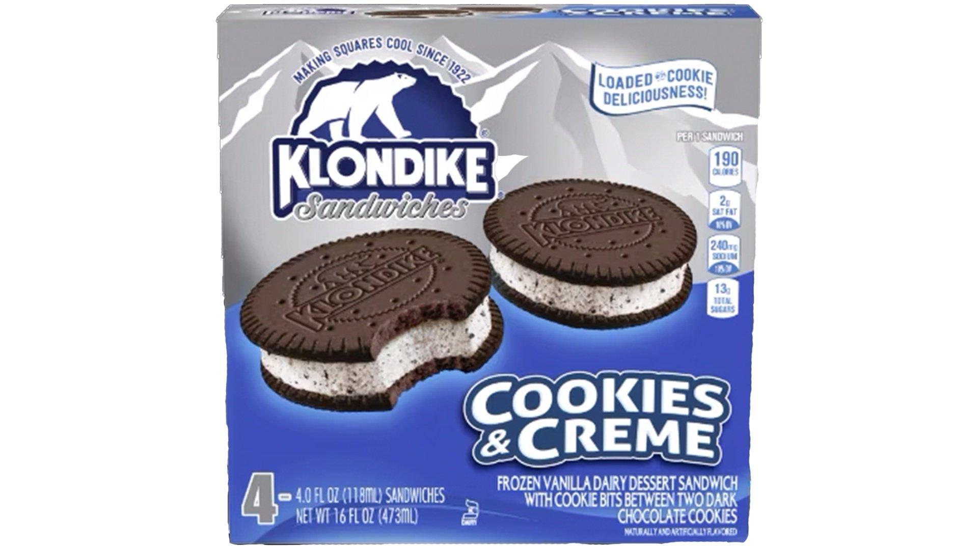 Klondike Cookies & Creme Sandwhich (4 oz x 4 ct)