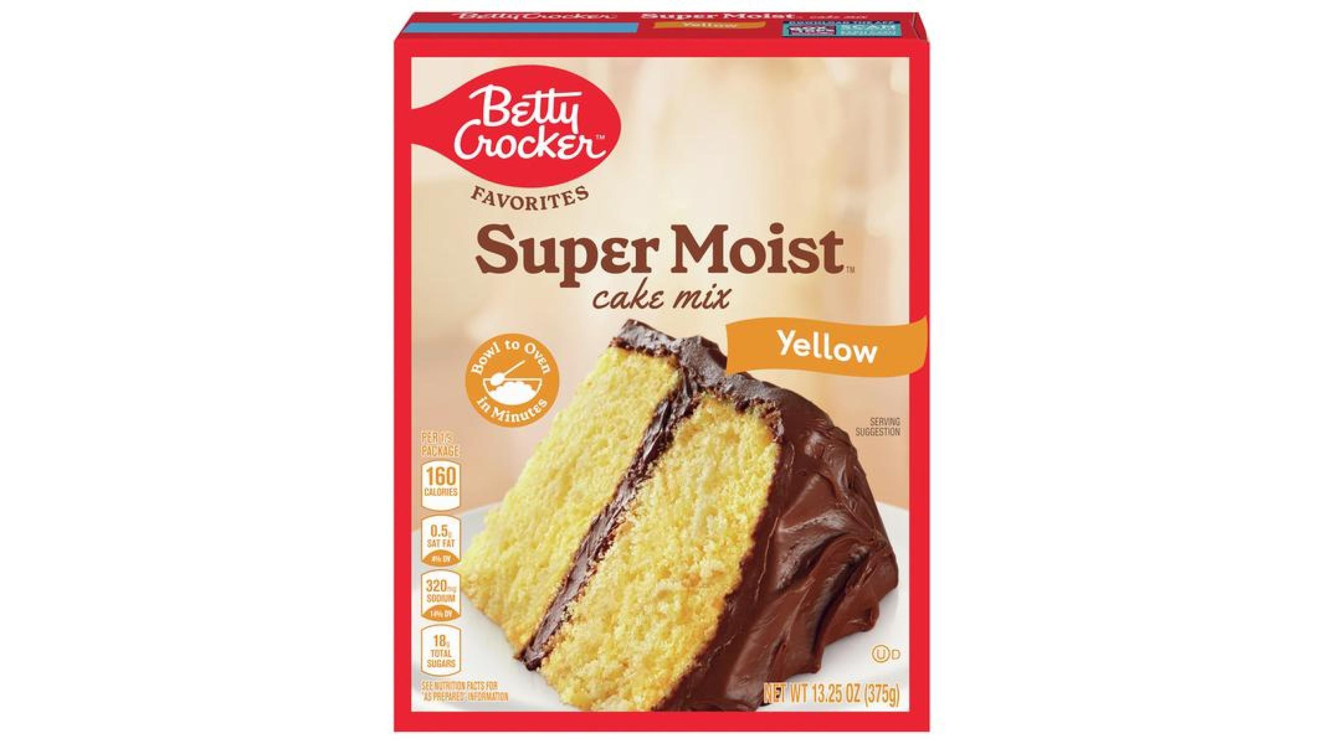 Betty Crocker Super Moist Yellow Cake Mix (13.25 oz)