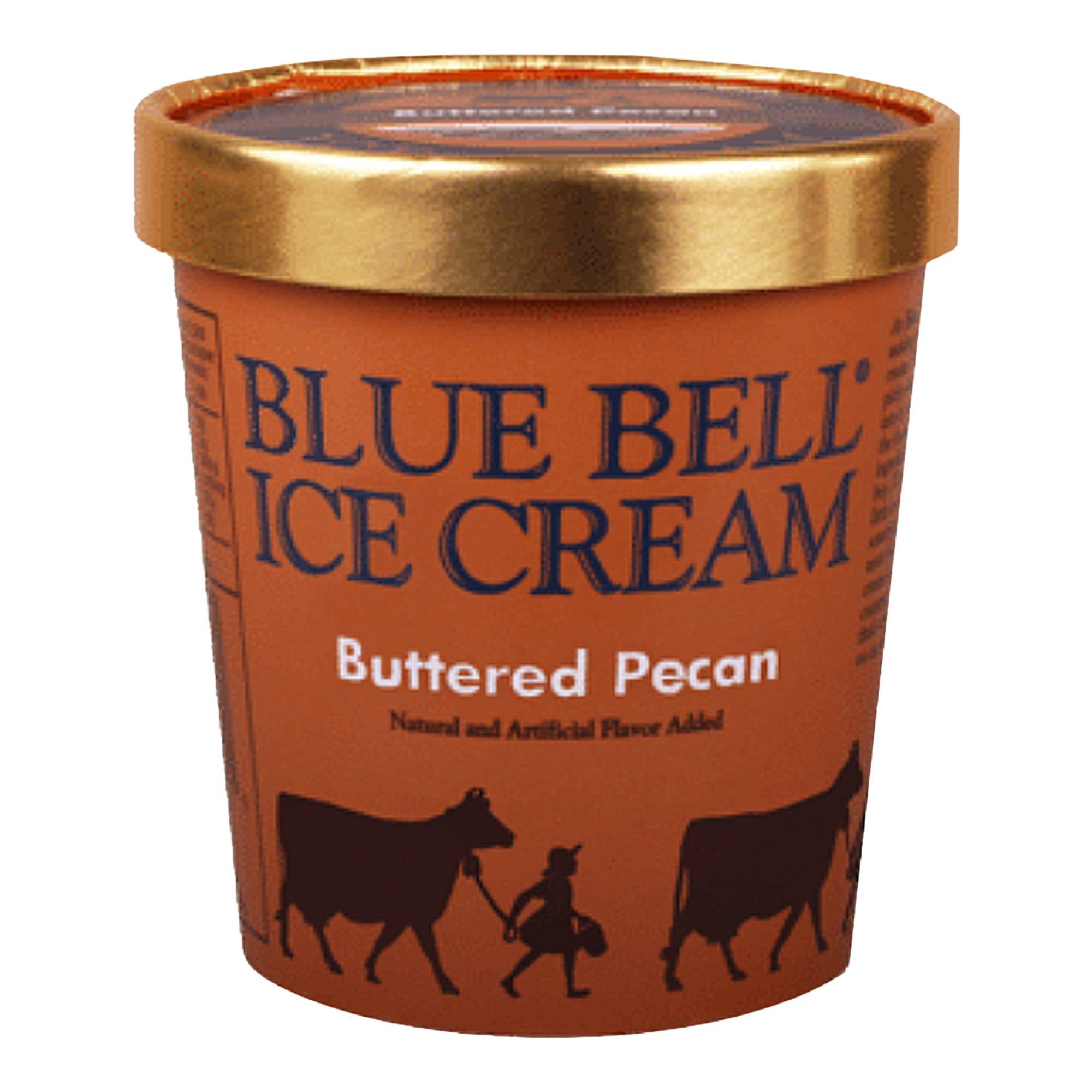 Blue Bell Buttered Pecan Ice Cream (1 pt)