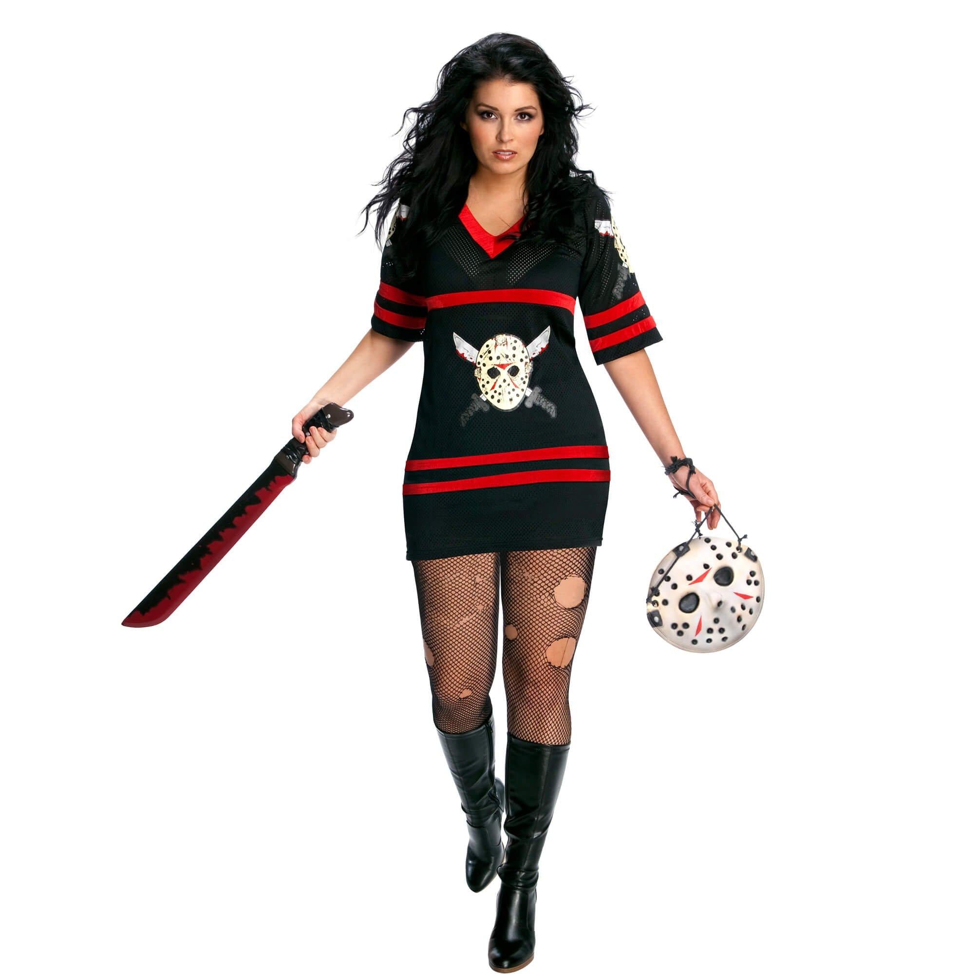 Women's Plus Size Friday the 13th Jason Voorhees Dress Costume
