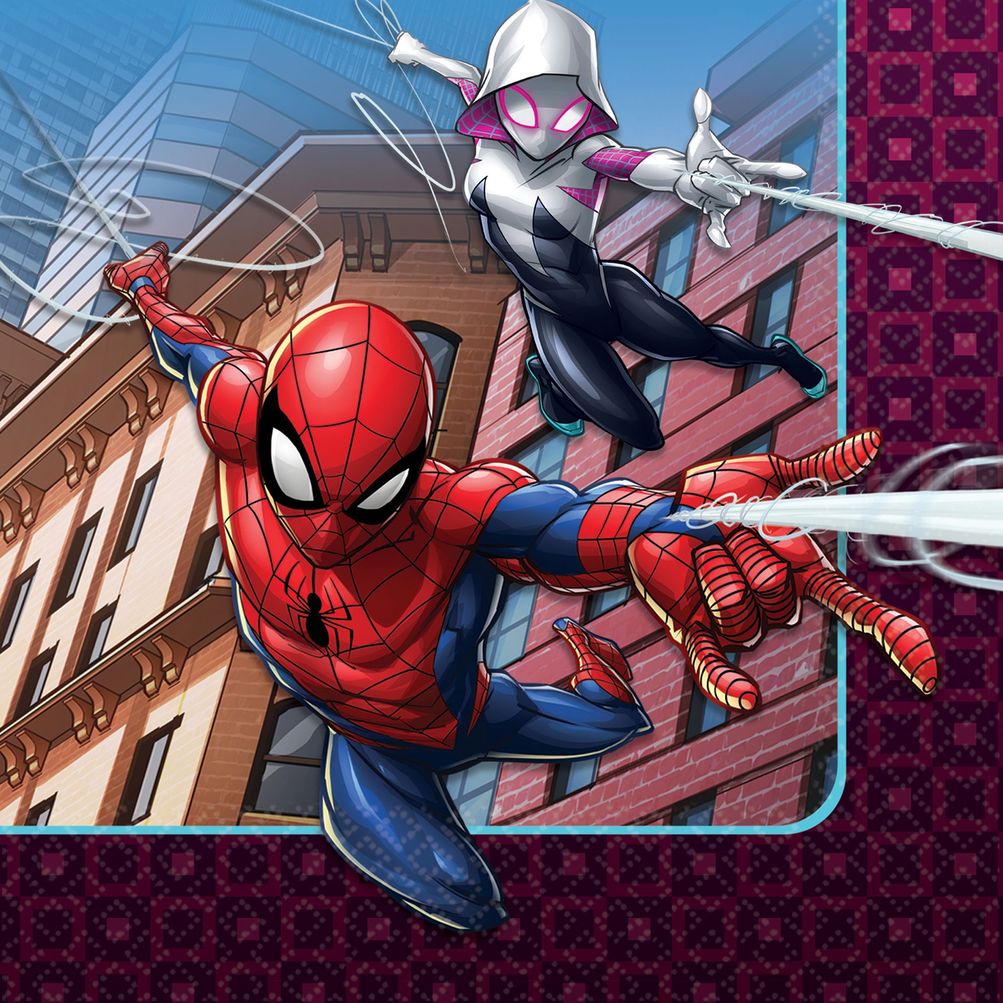 Spider-Man Webbed Wonder Beverage Napkins 16ct