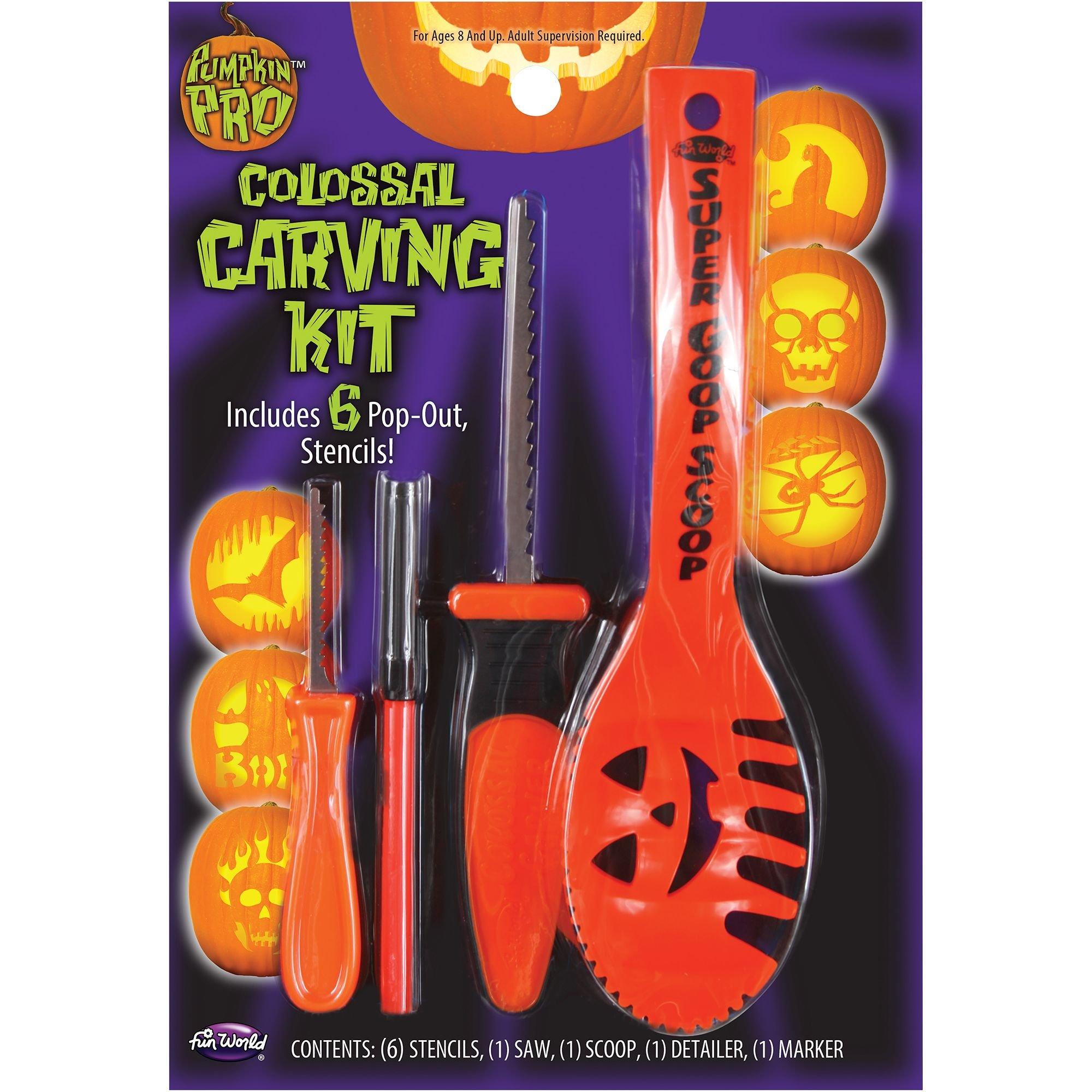 Colossal Pumpkin Carving Kit 10pc