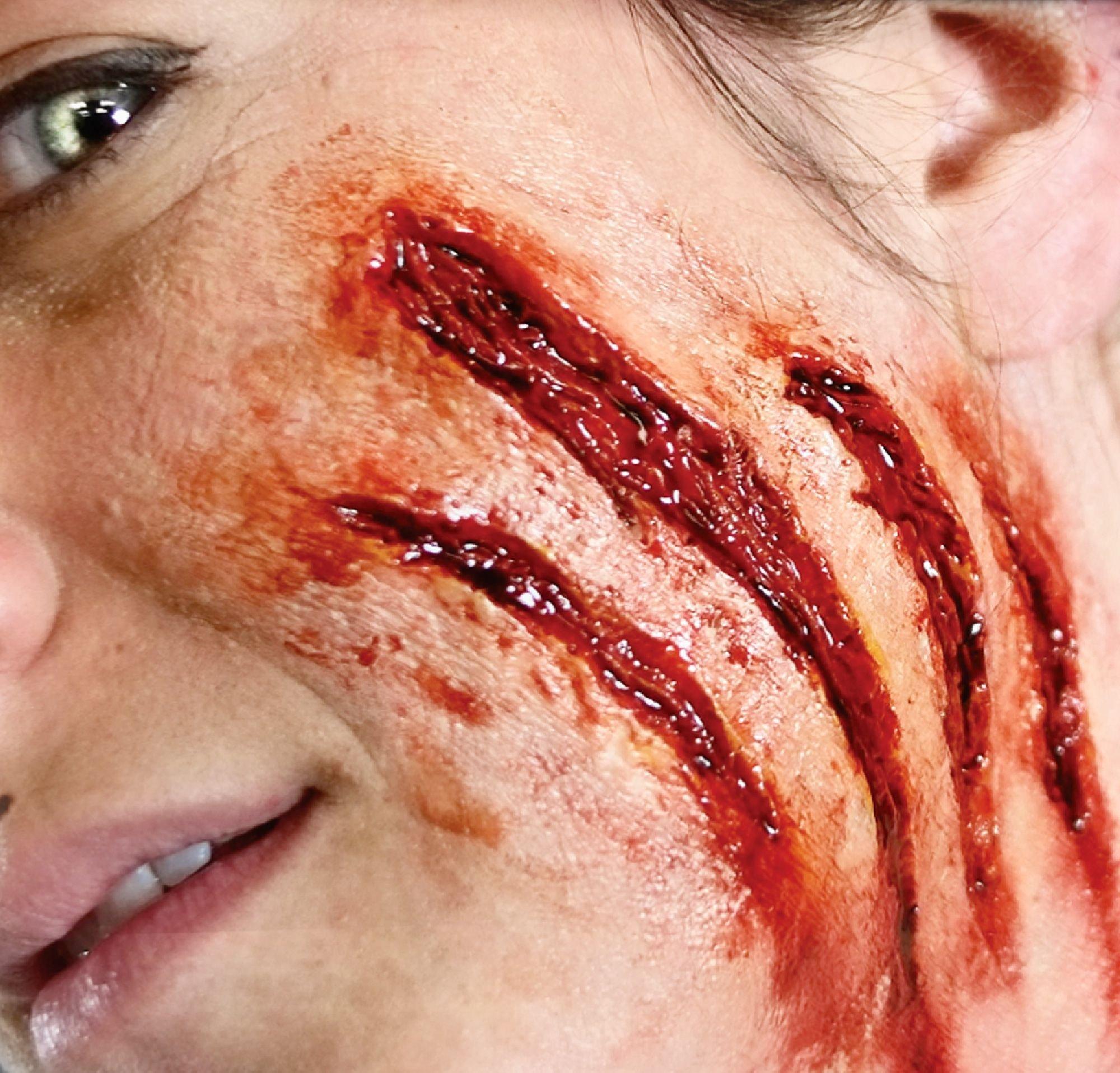 Slash Wound Prosthetic- Tinsley Transfers