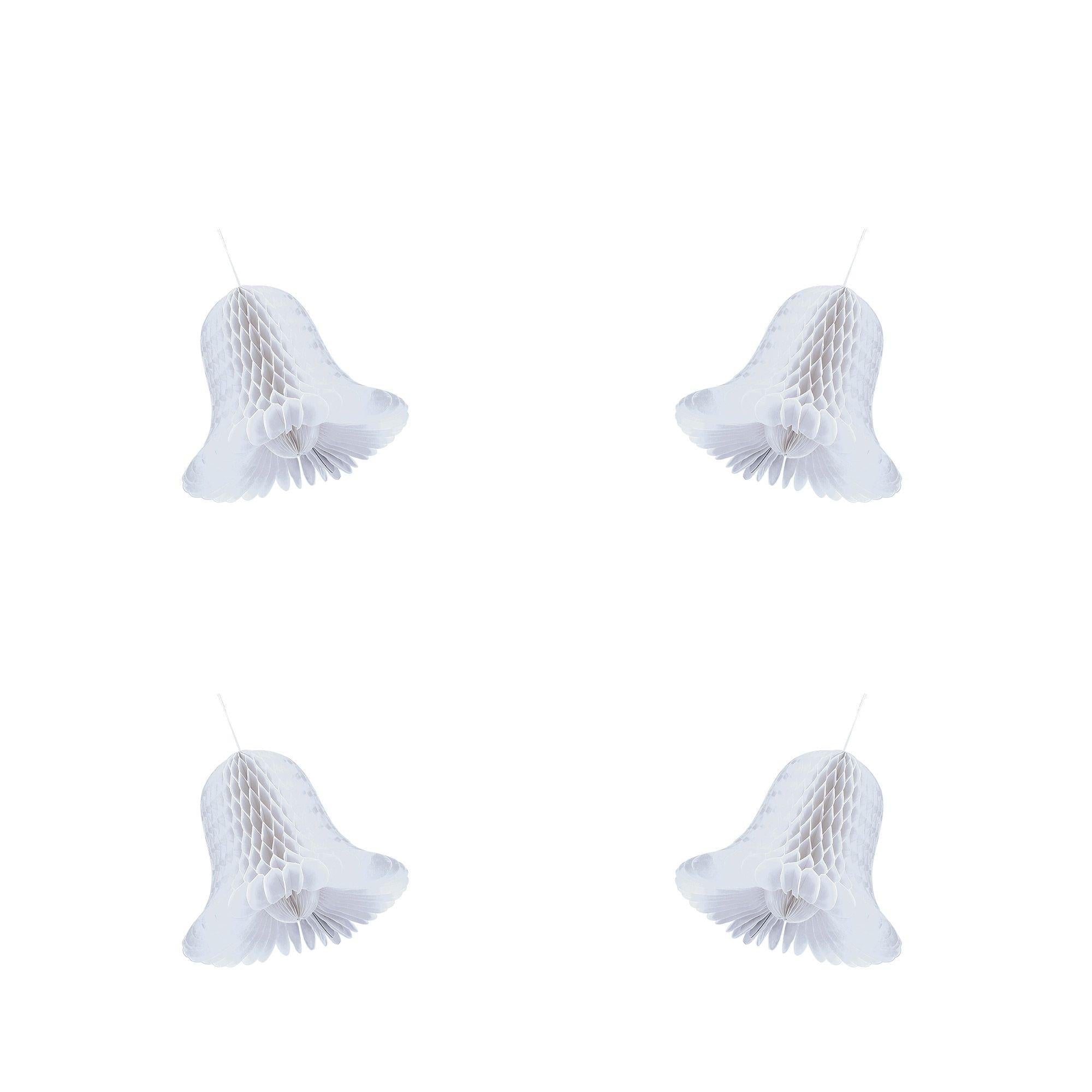 Mini Honeycomb Wedding Bells 4ct