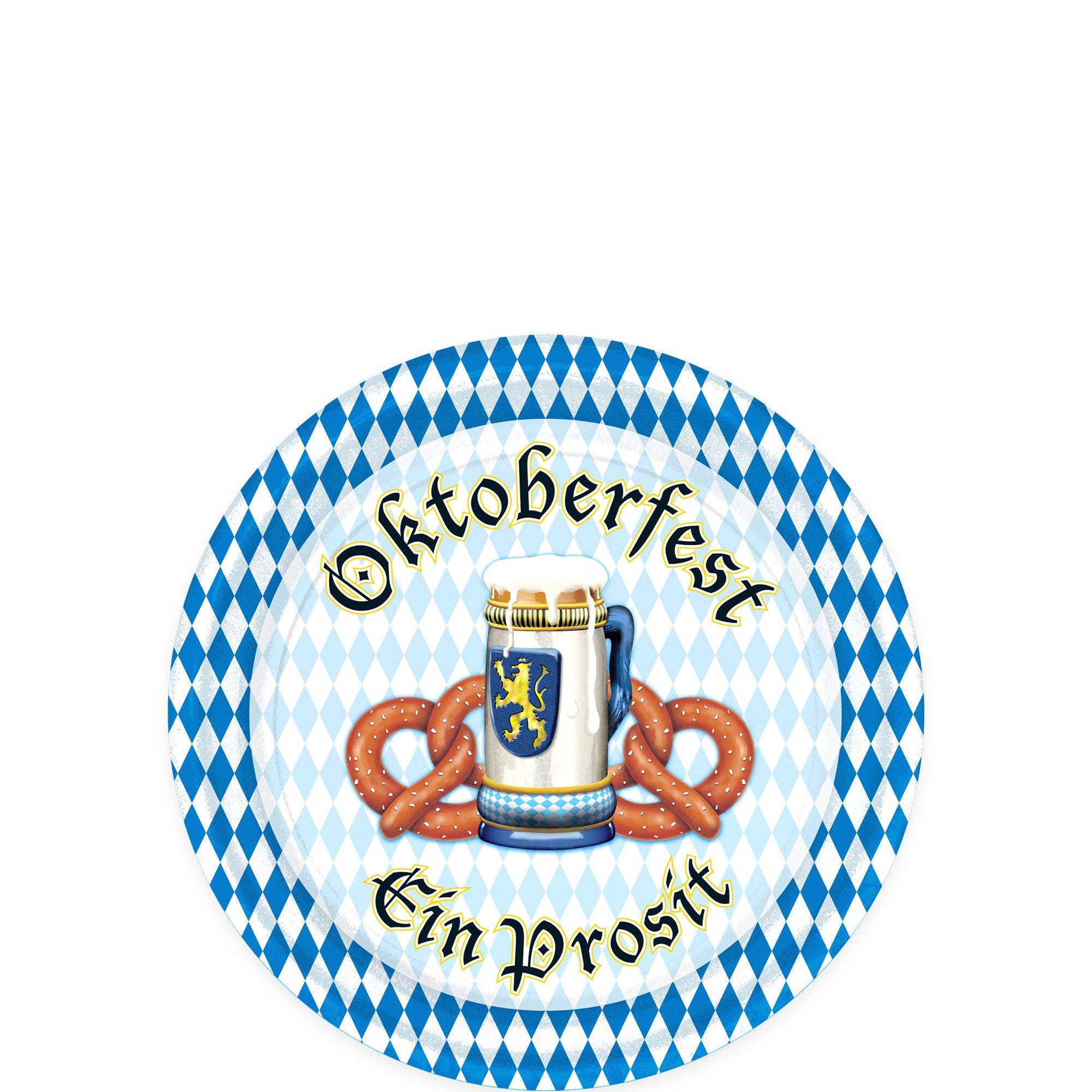 Oktoberfest Dessert Plates 8ct