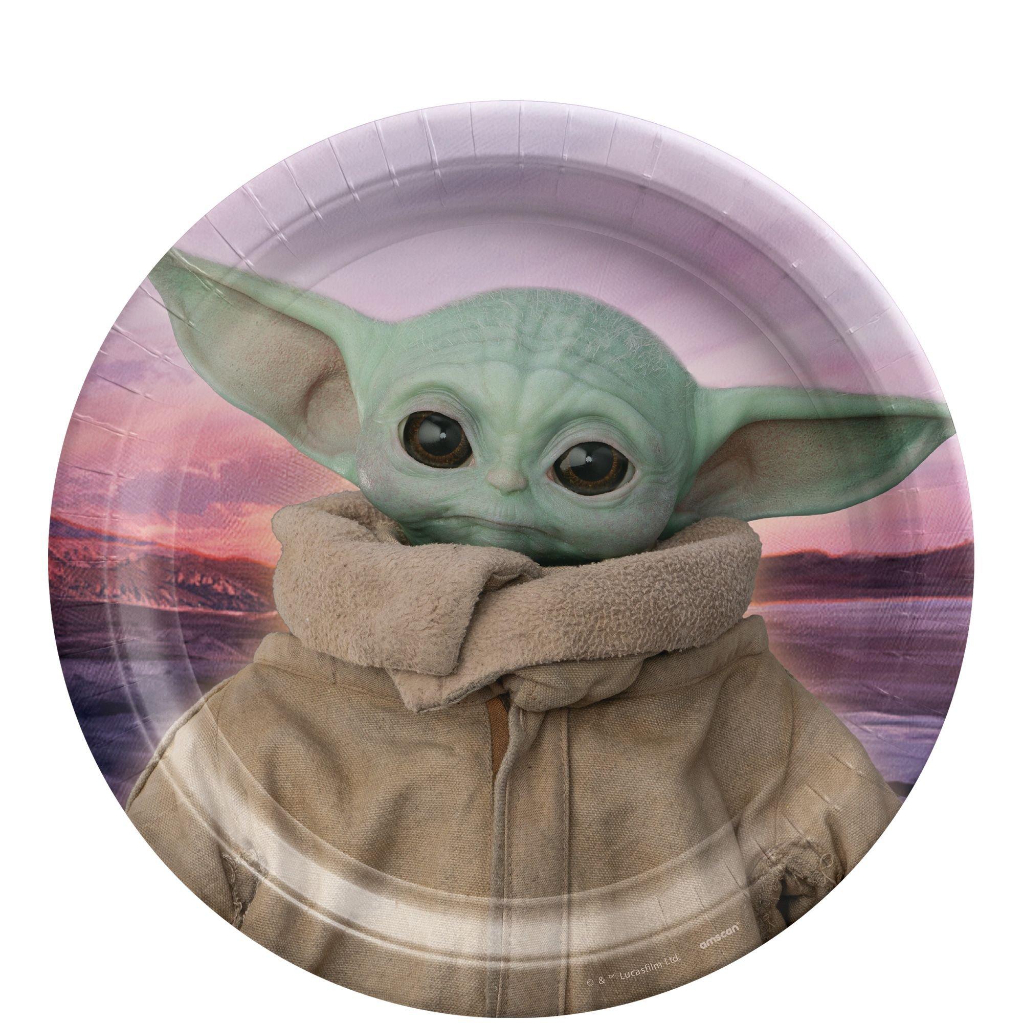 The Child Lunch Plates 8ct - The Mandalorian