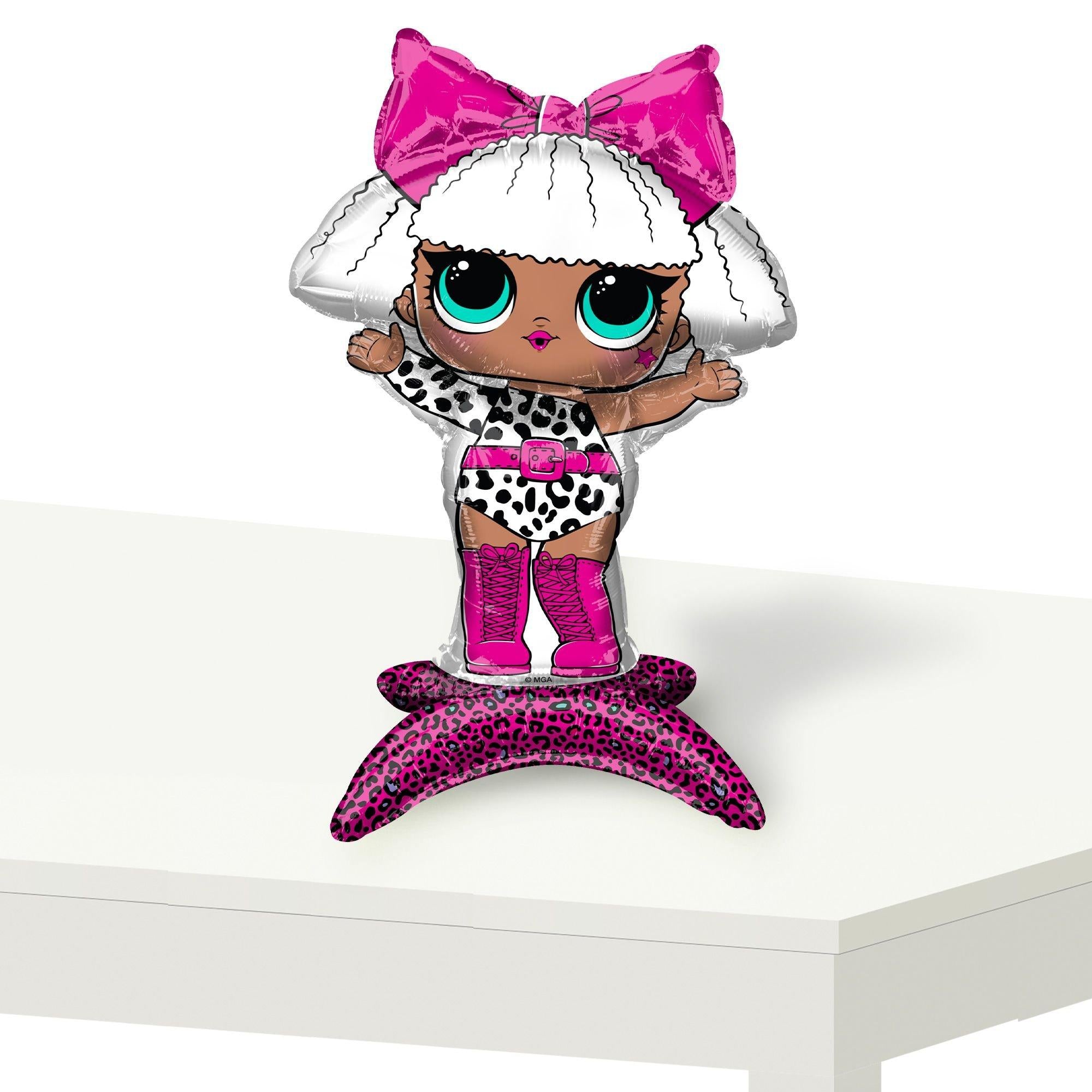 Air-Filled Sitting Diva Balloon, 23in - L.O.L. Surprise!