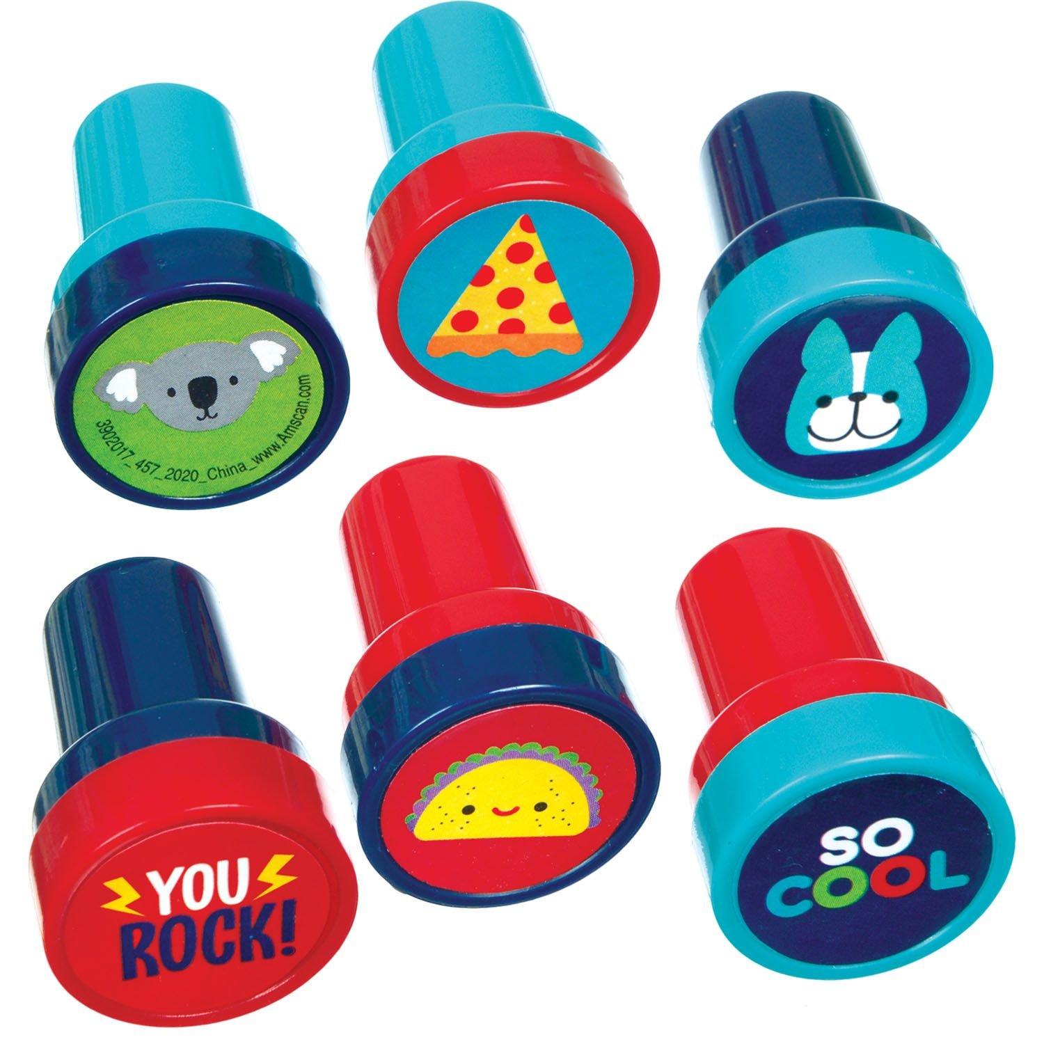 So Cool Self-Inking Stampers 12ct ?C Fun Craft Party Favors