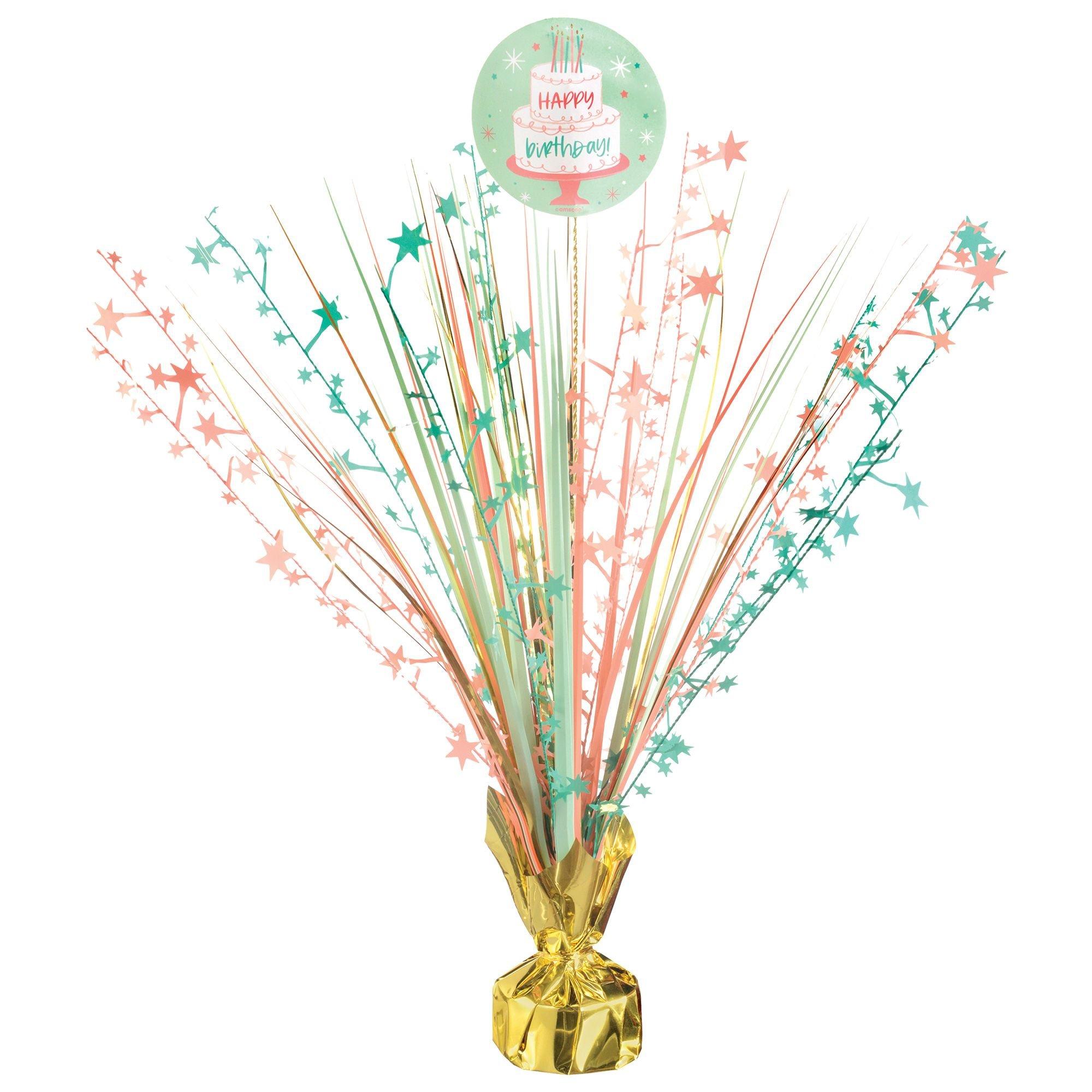 Happy Cake Day Birthday Spray Centerpiece