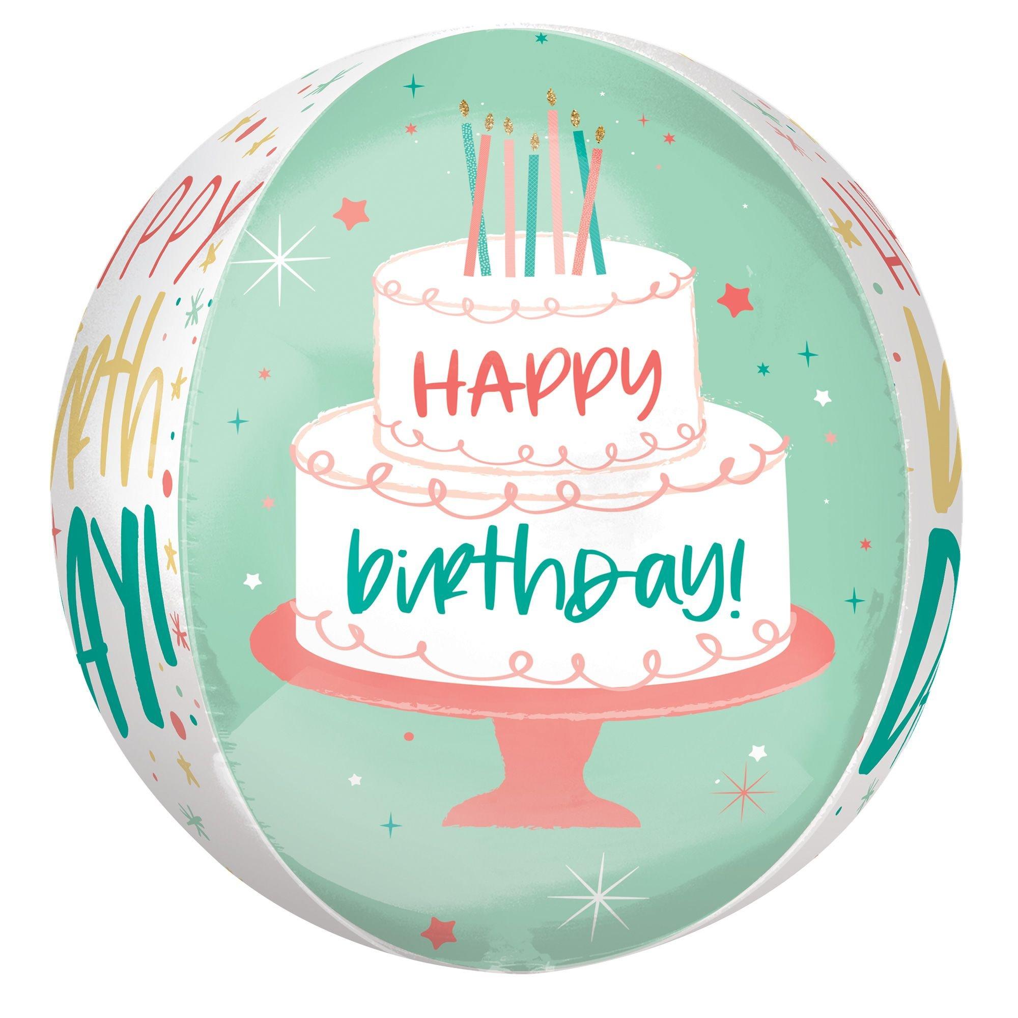 Happy Cake Day Birthday Balloon, 16in - Orbz?