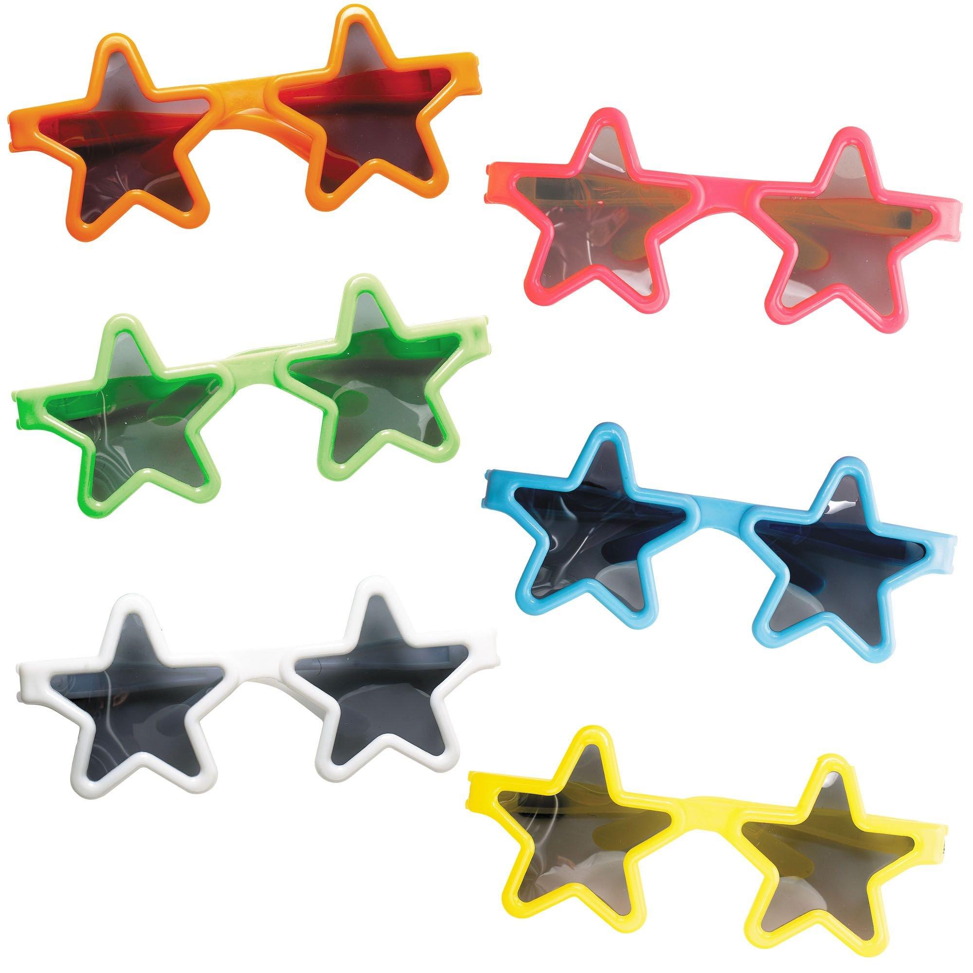 Kids' Star Sunglasses 12ct ?C Colorful Star-Shaped Party Favors