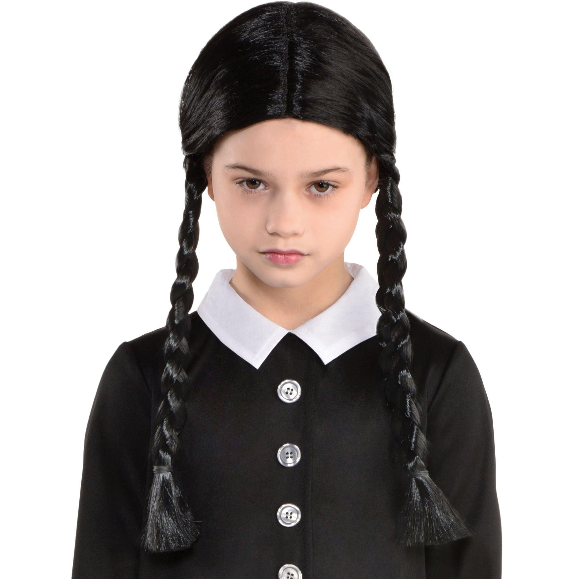 Wednesday Addams Wig for Kids - The Addams Family