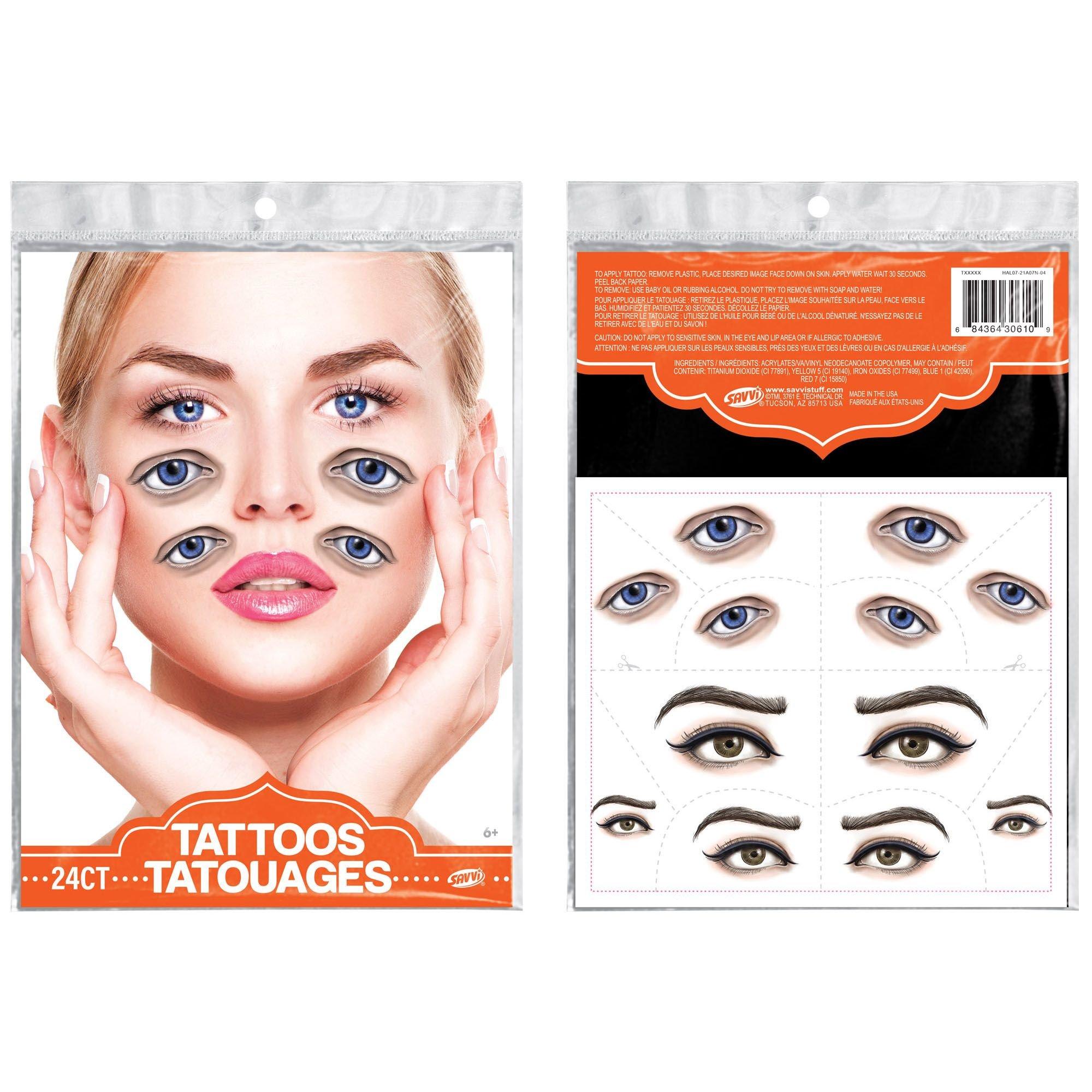 Many Eyes Tattoos, 2ct
