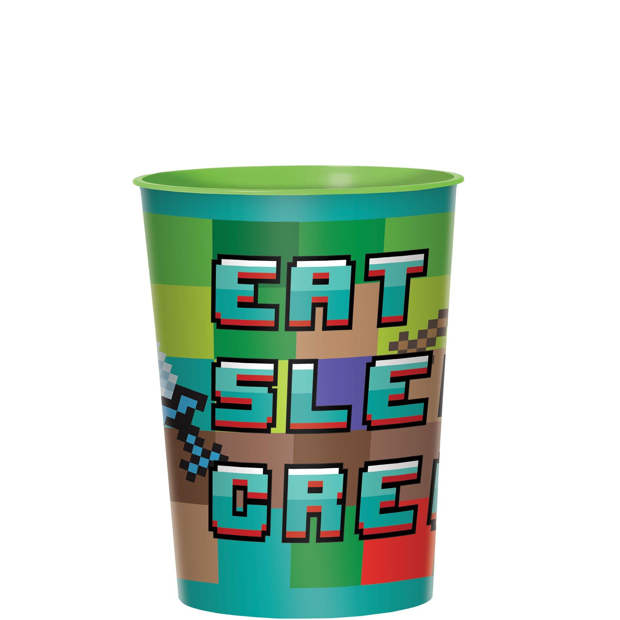 Pixel Party Plastic Favor Cup