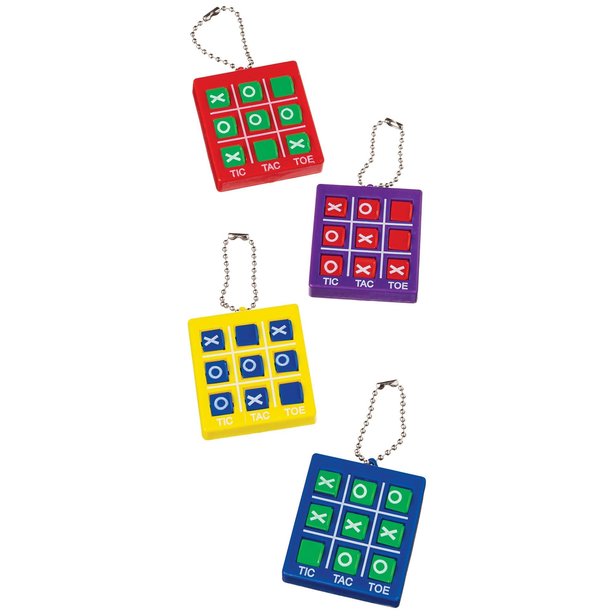 Tic Tac Toe Keychains, 8pc