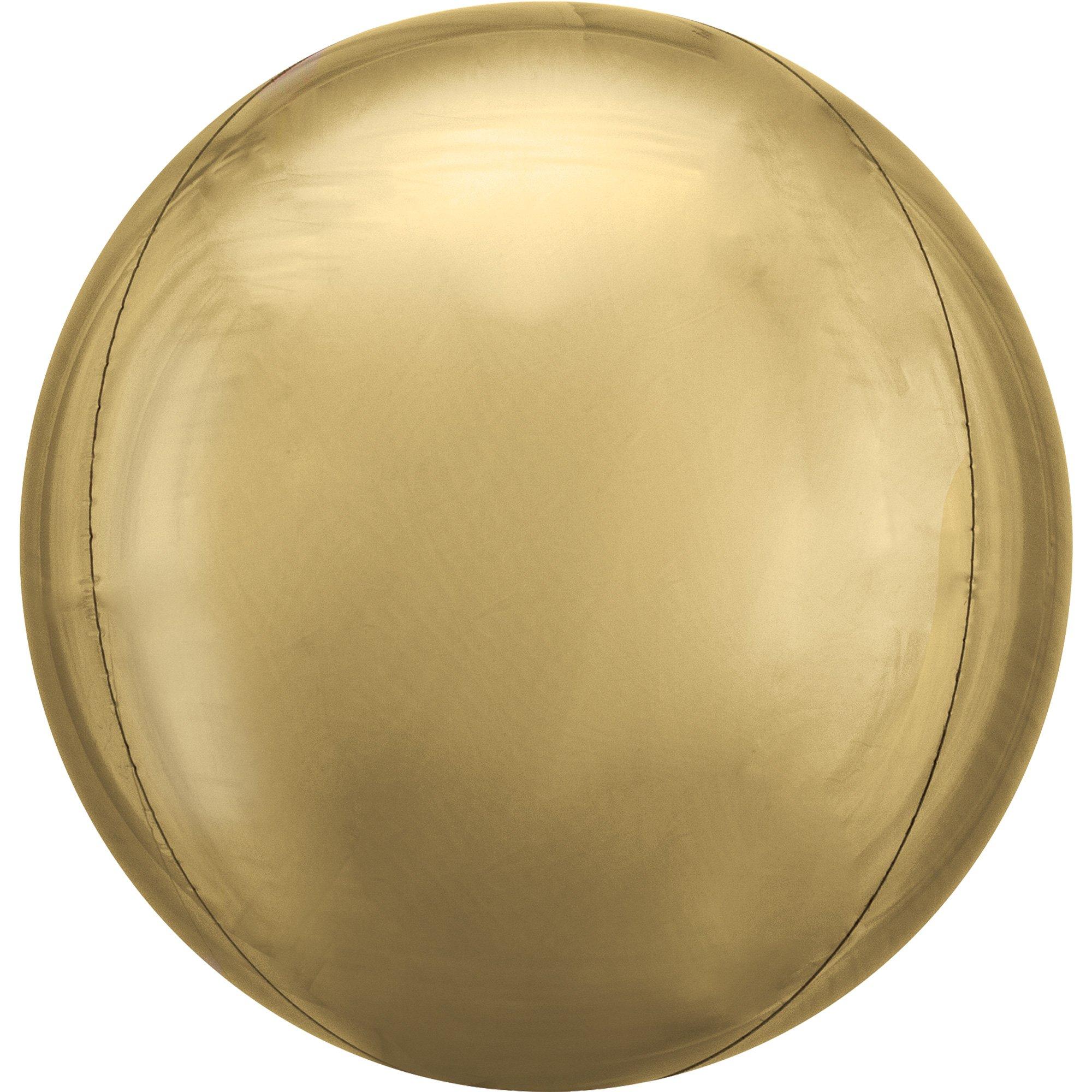 White Gold Orbz Balloon, 16in