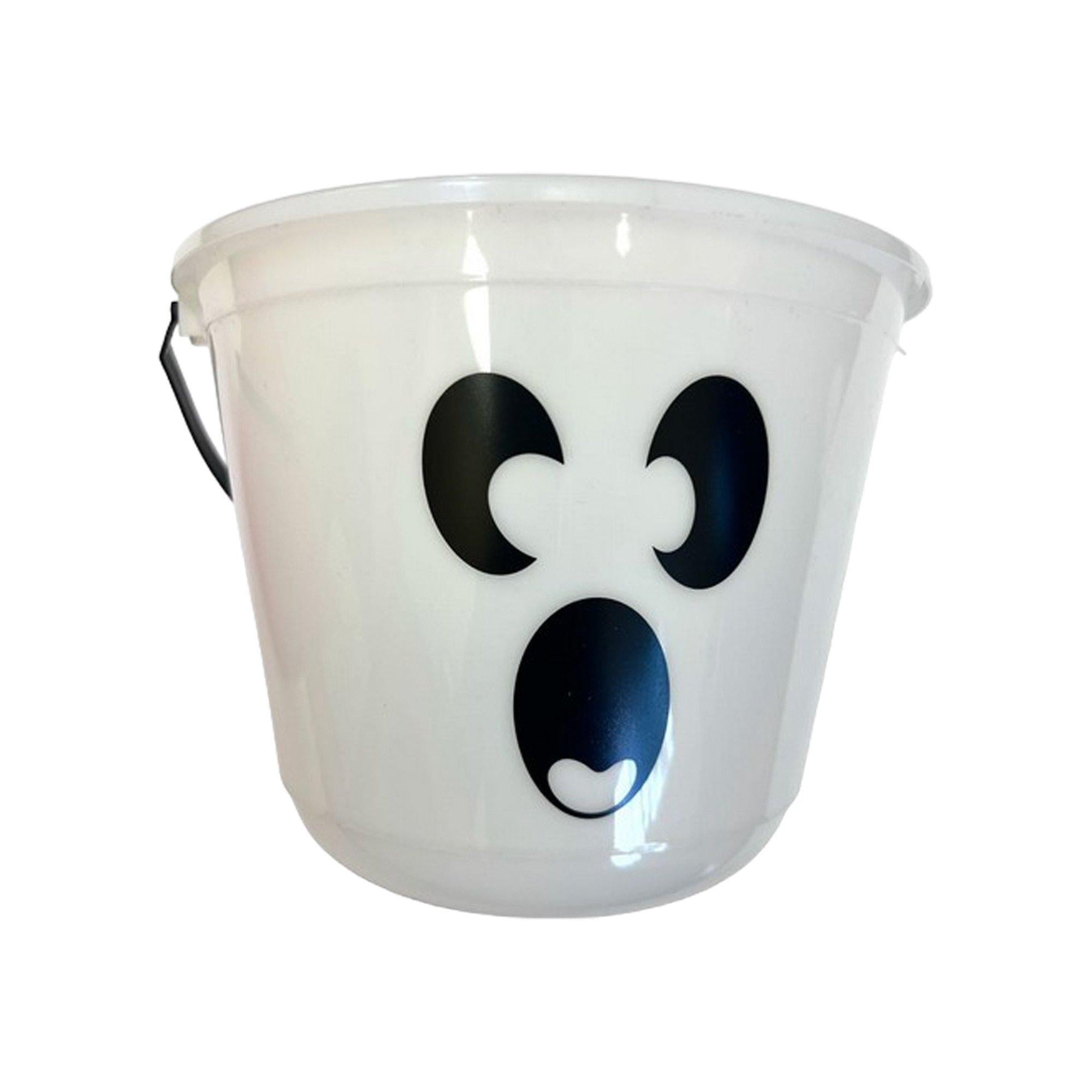 Glow-in-the-Dark Ghost Trick-or-Treat Bucket