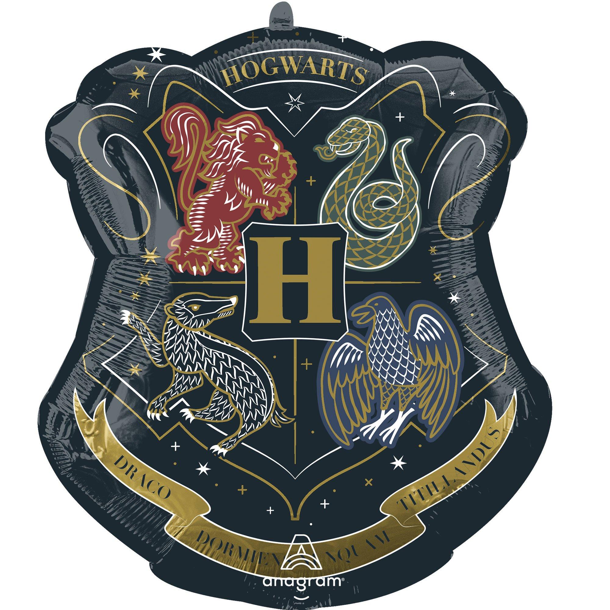 Hogwarts Crest Foil Balloon, 21in x 22in - Harry Potter