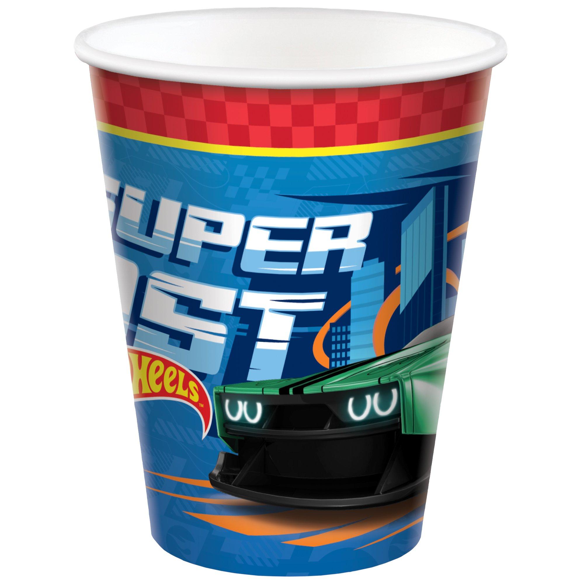 Hot Wheels Paper Cups, 9oz, 8ct