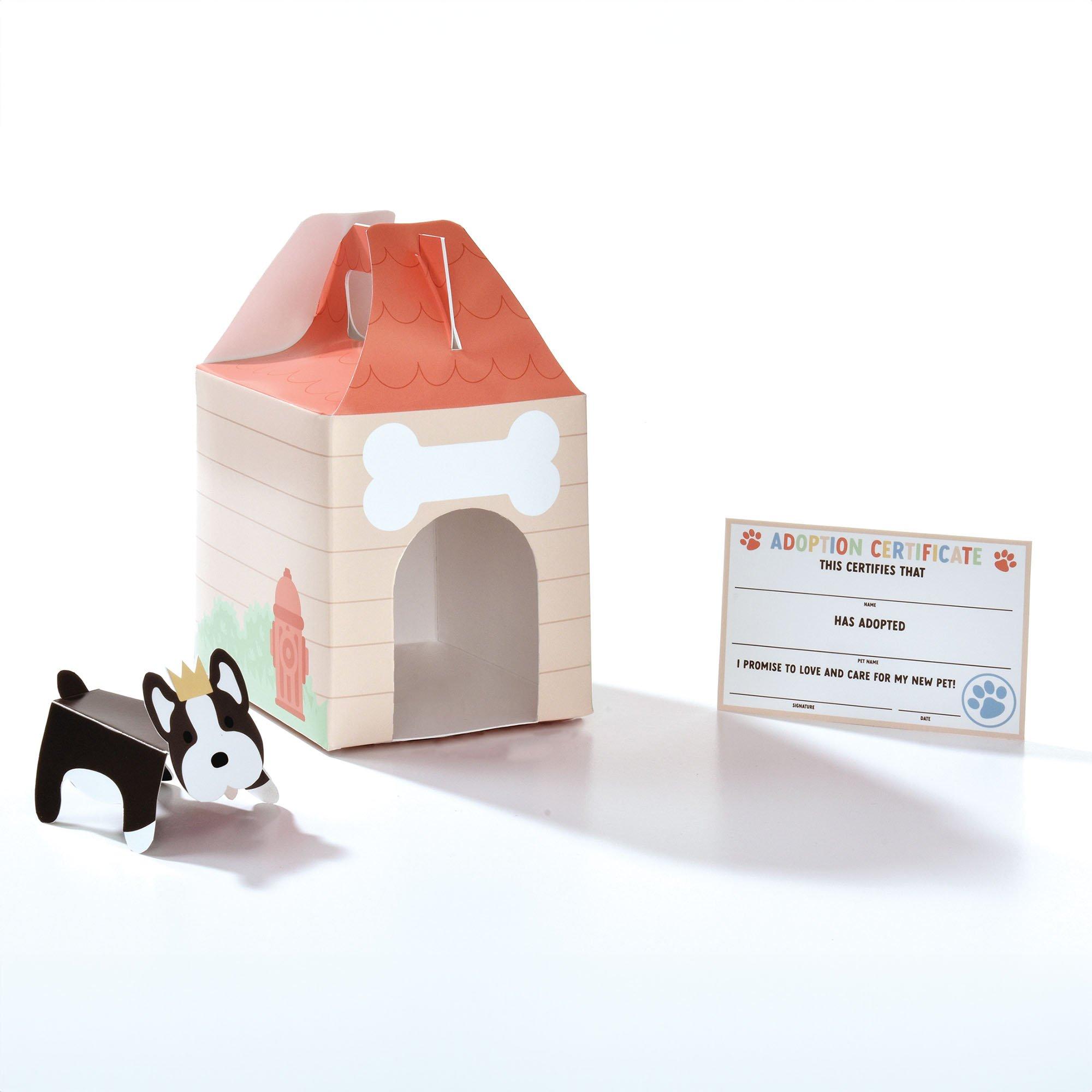 Pawsome Party Adoption Kit Favor Boxes, 3ct