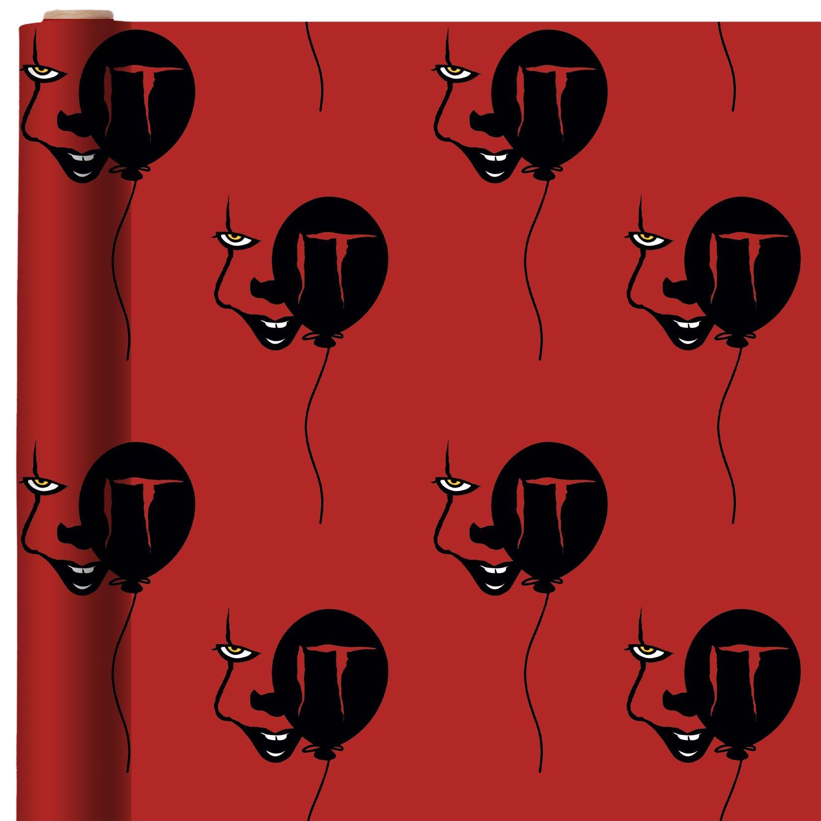Pennywise Paper Gift Wrap, 2.5ft x 8ft - It Chapter Two