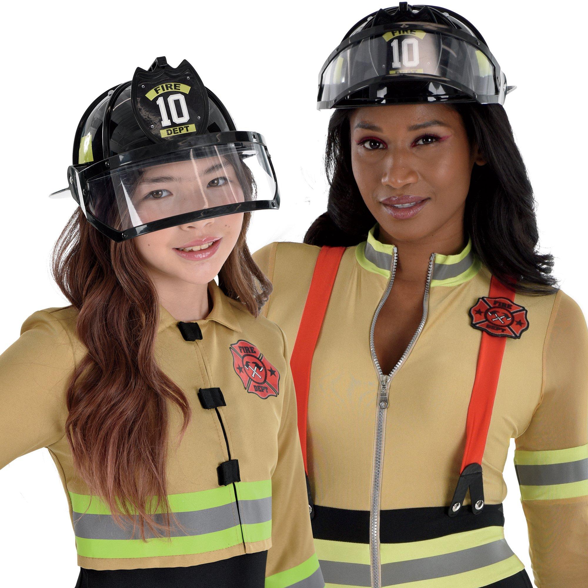 Black Firefighter Helmet - Child