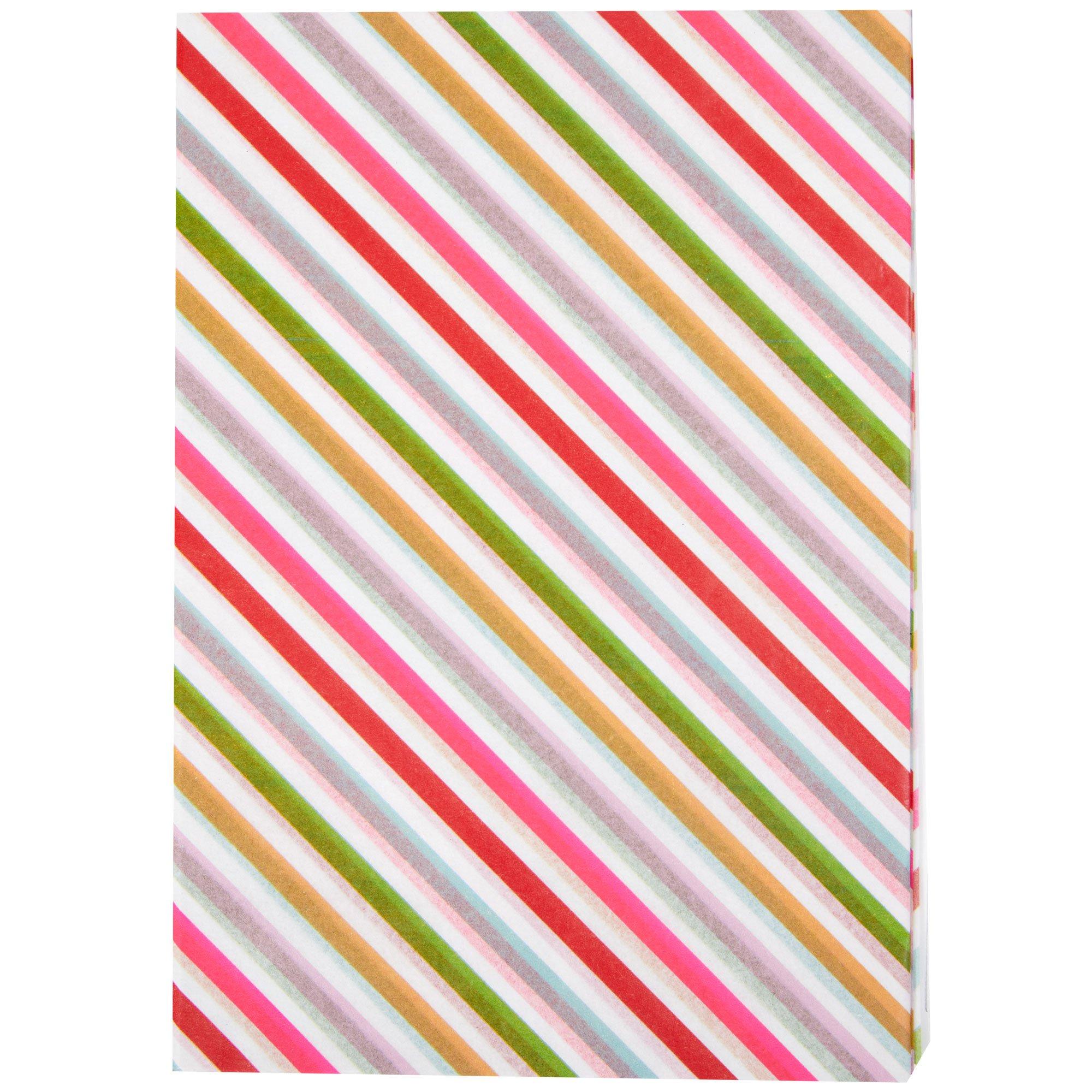 Candy Stripe Tissue Paper, 20in x 20in, 8ct