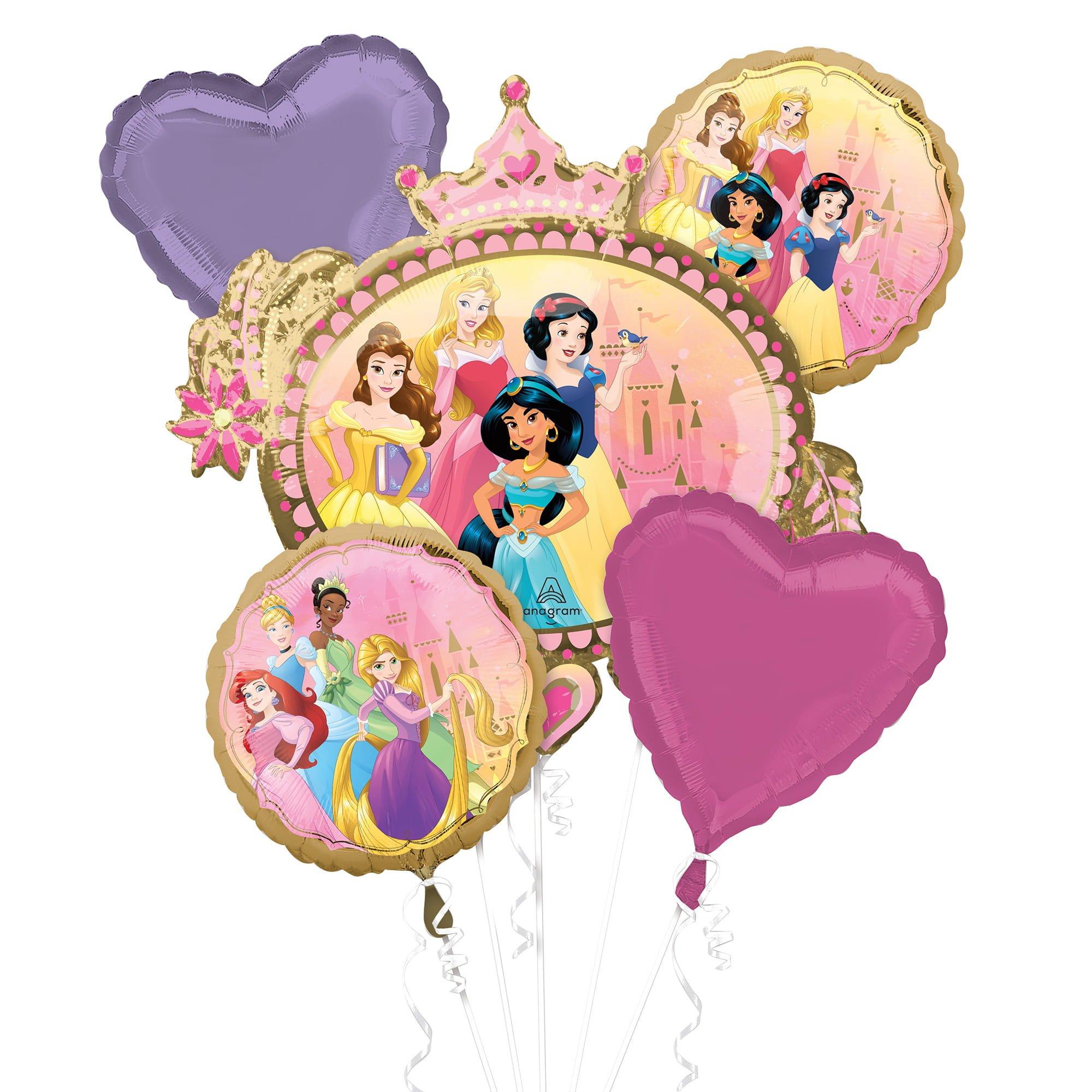 Disney Princess Foil Balloon Bouquet, 5pc - Once Upon A Time