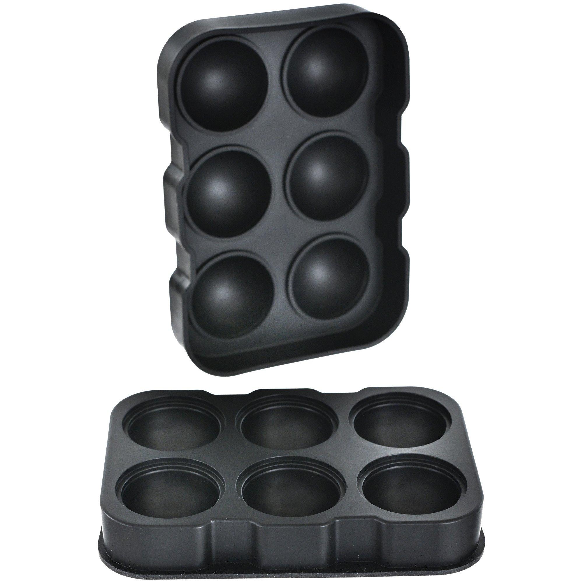 Round Silicone Ice Cube Tray, Large