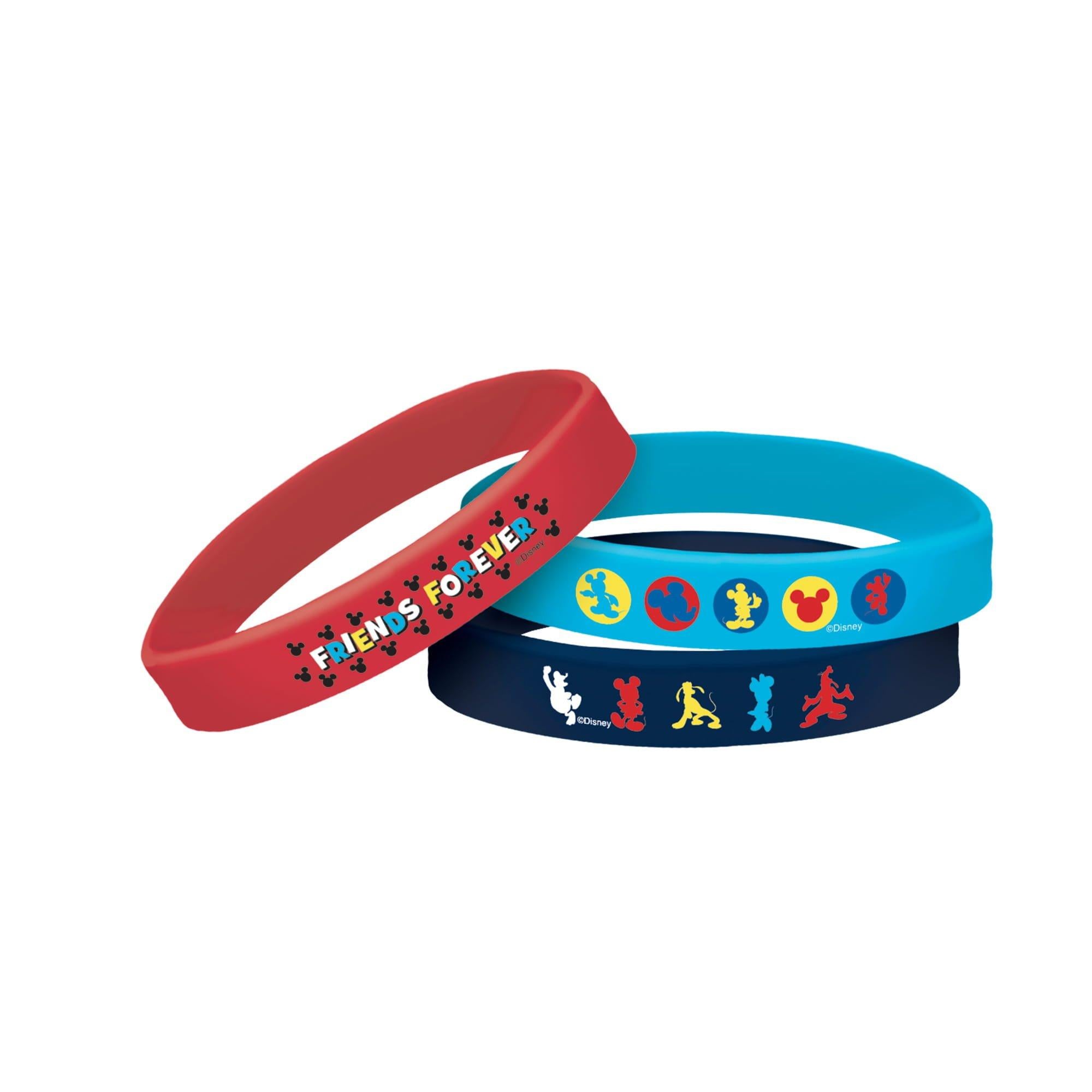Mickey Mouse Clubhouse Rubber Bracelets, 6ct