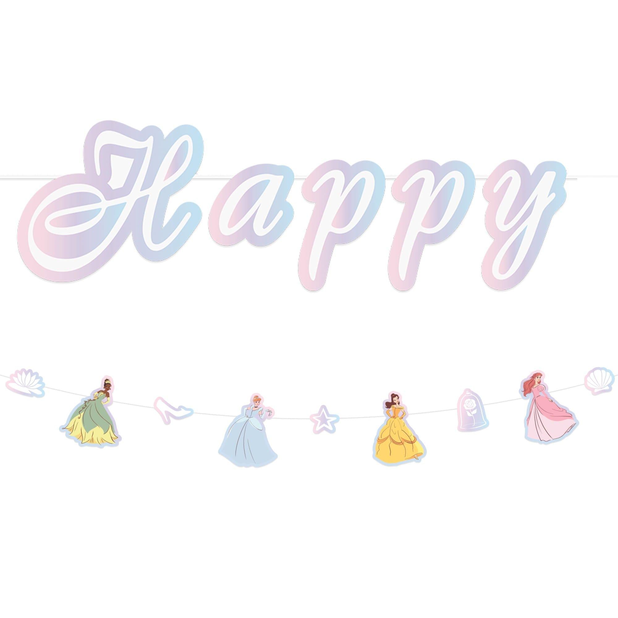 Disney Princess Once Upon A Time Letter Banner with Accent Banner