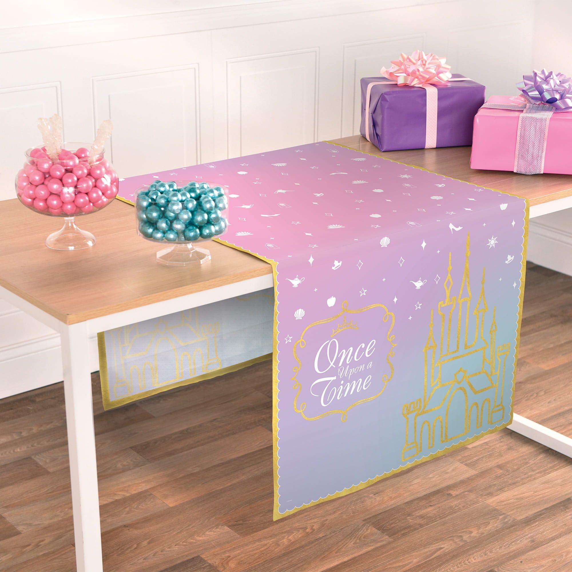 Disney Princess Once Upon A Time Plastic Table Banner