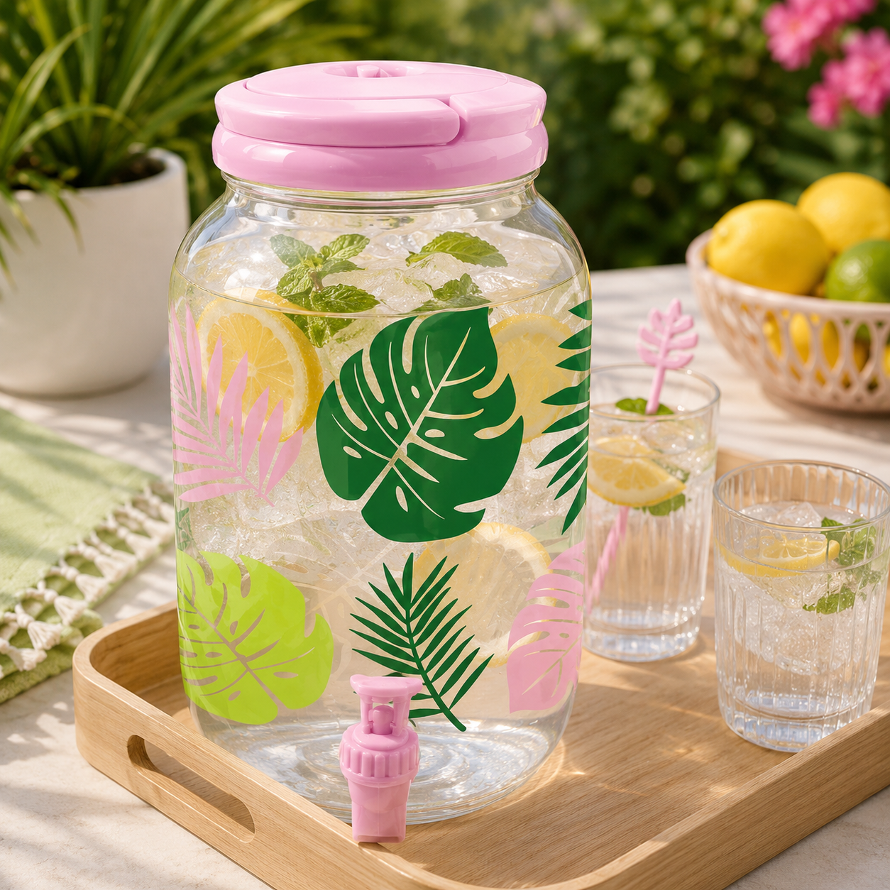 Royal Palm Drink Dispenser