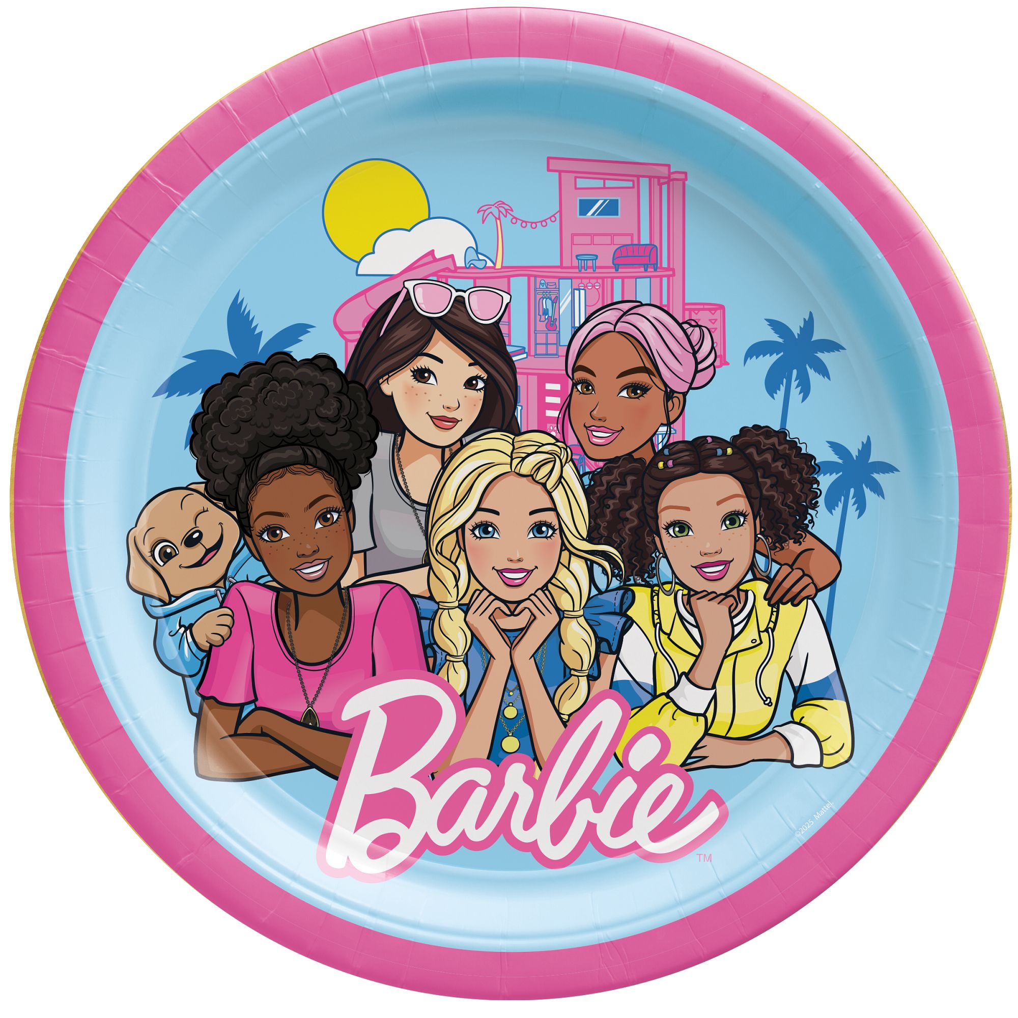 Barbie Party Lunch Plates, 9in, 8ct