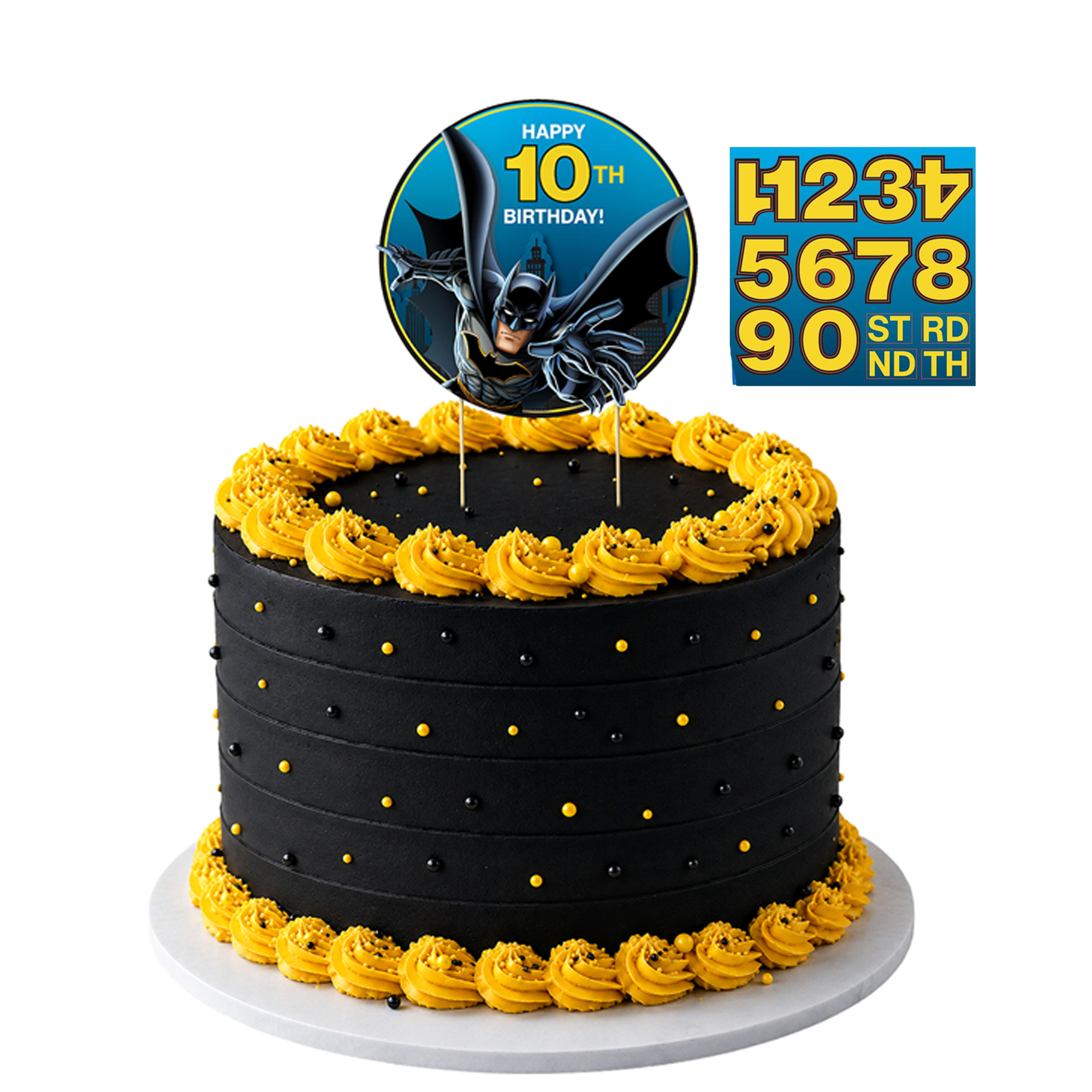 Batman Gotham Cake Topper